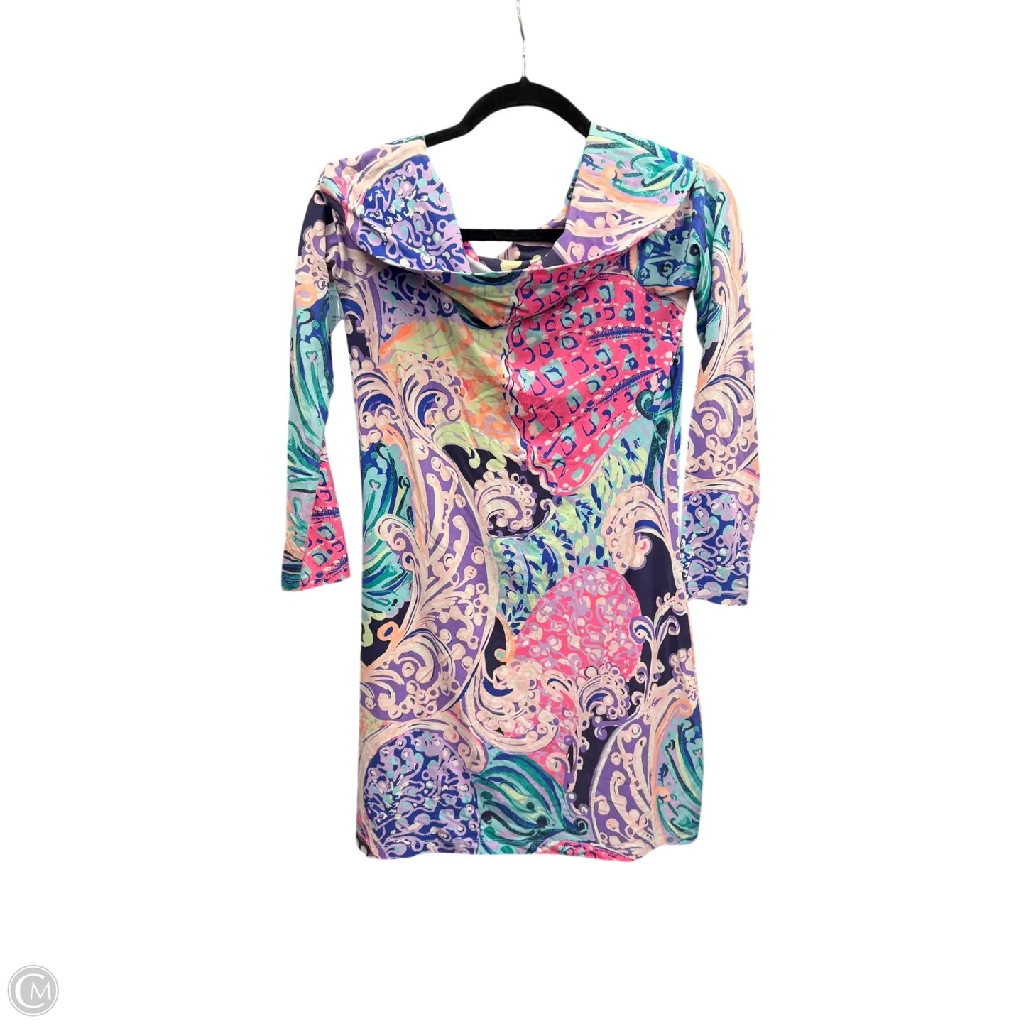 Dress Designer By Lilly Pulitzer In Pink & Purple, Size: Xs