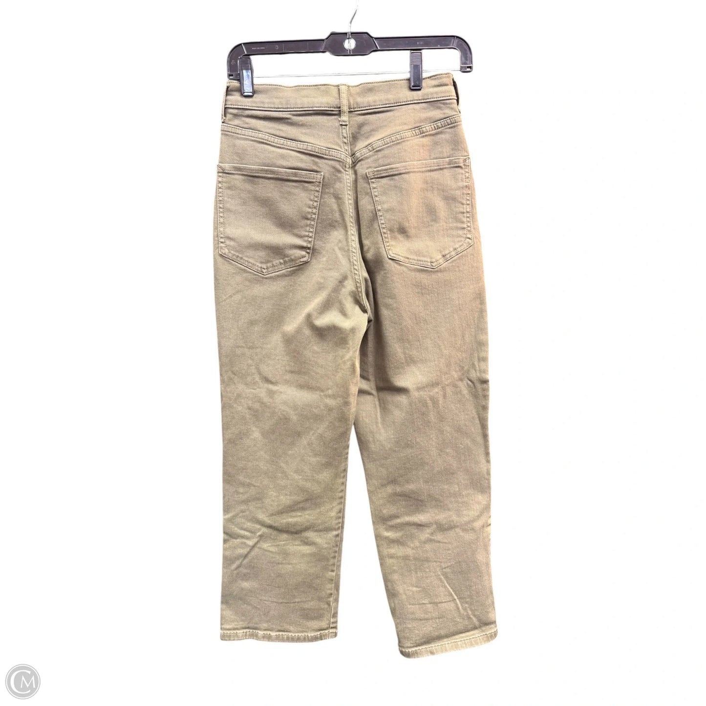 Jeans Cropped By Express In Green, Size: 2
