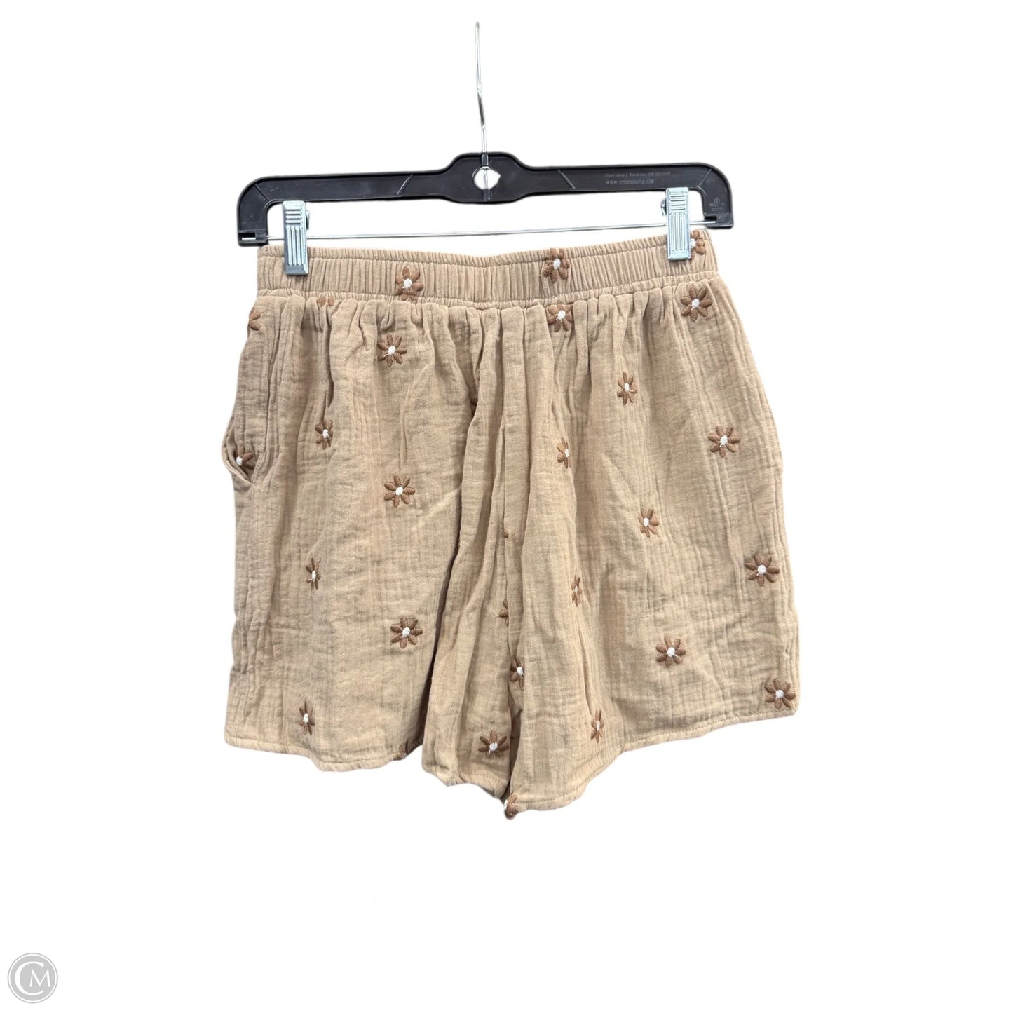 Shorts By Clothes Mentor In Brown & Tan, Size: S