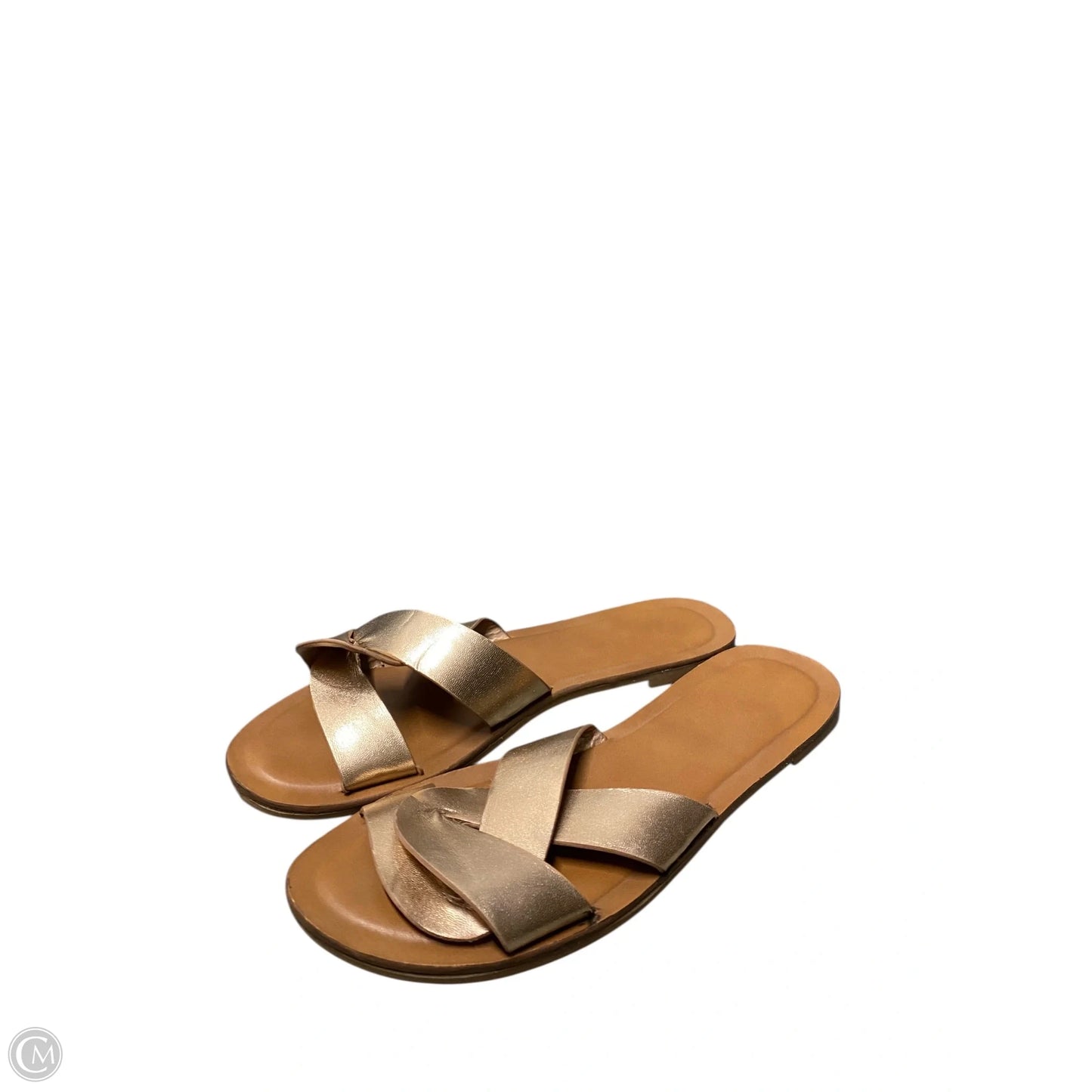 Sandals Flats By A New Day In Gold, Size: 8