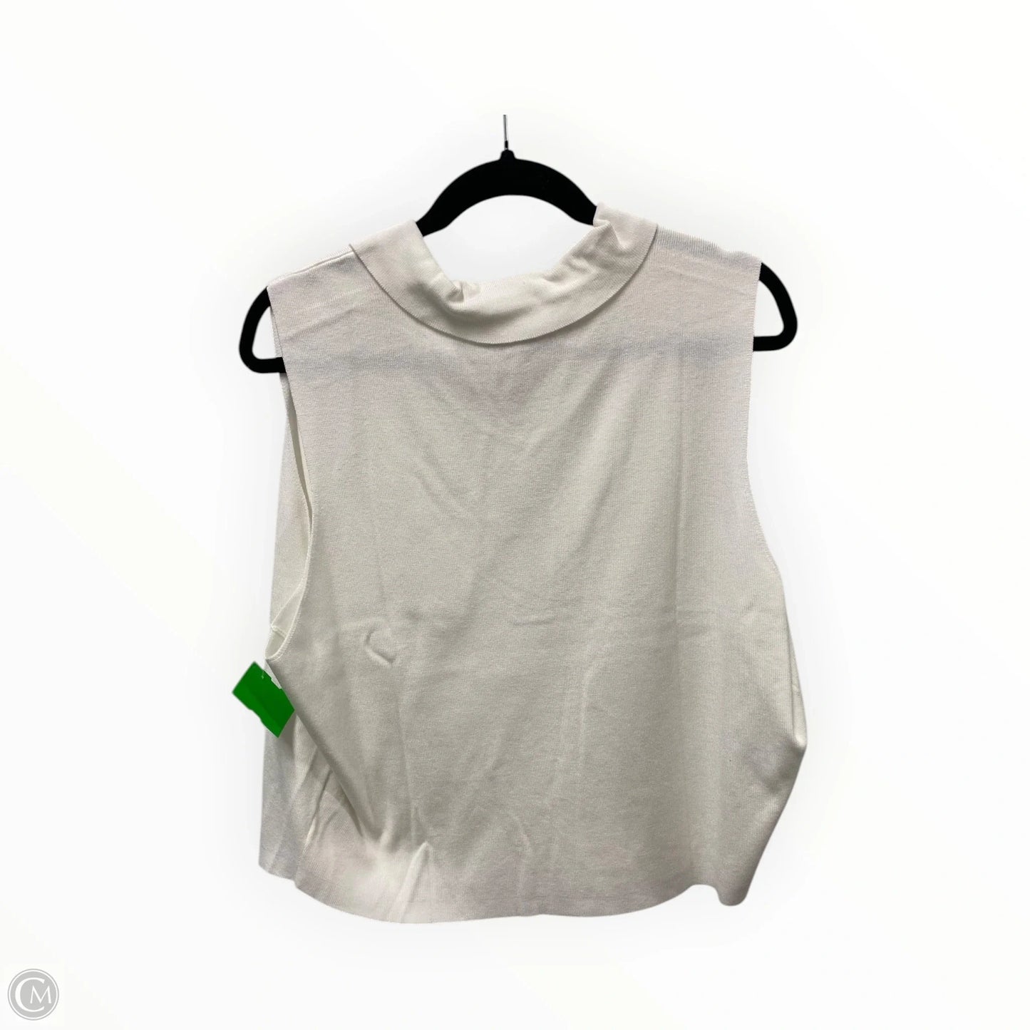 Top Sleeveless By A New Day In Ivory, Size: 2x