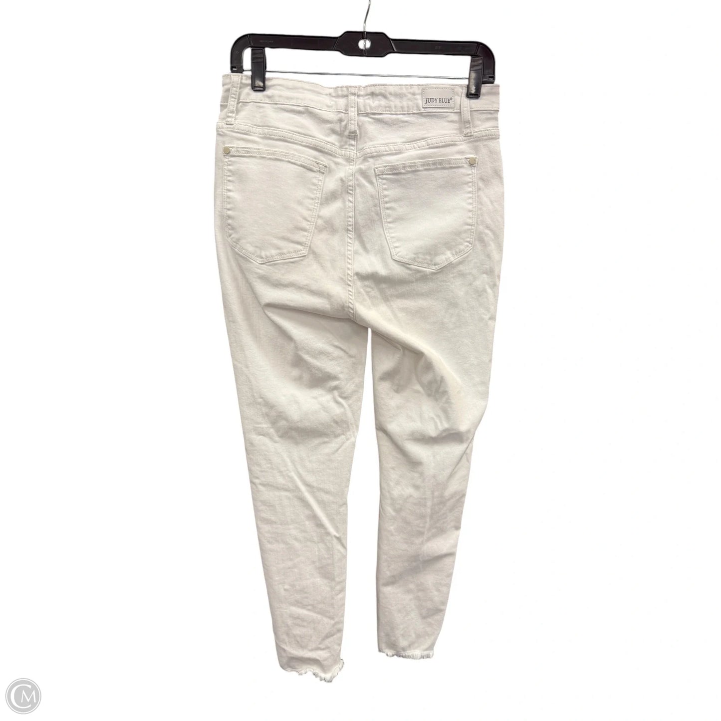 Jeans Skinny By Judy Blue In White, Size: 8