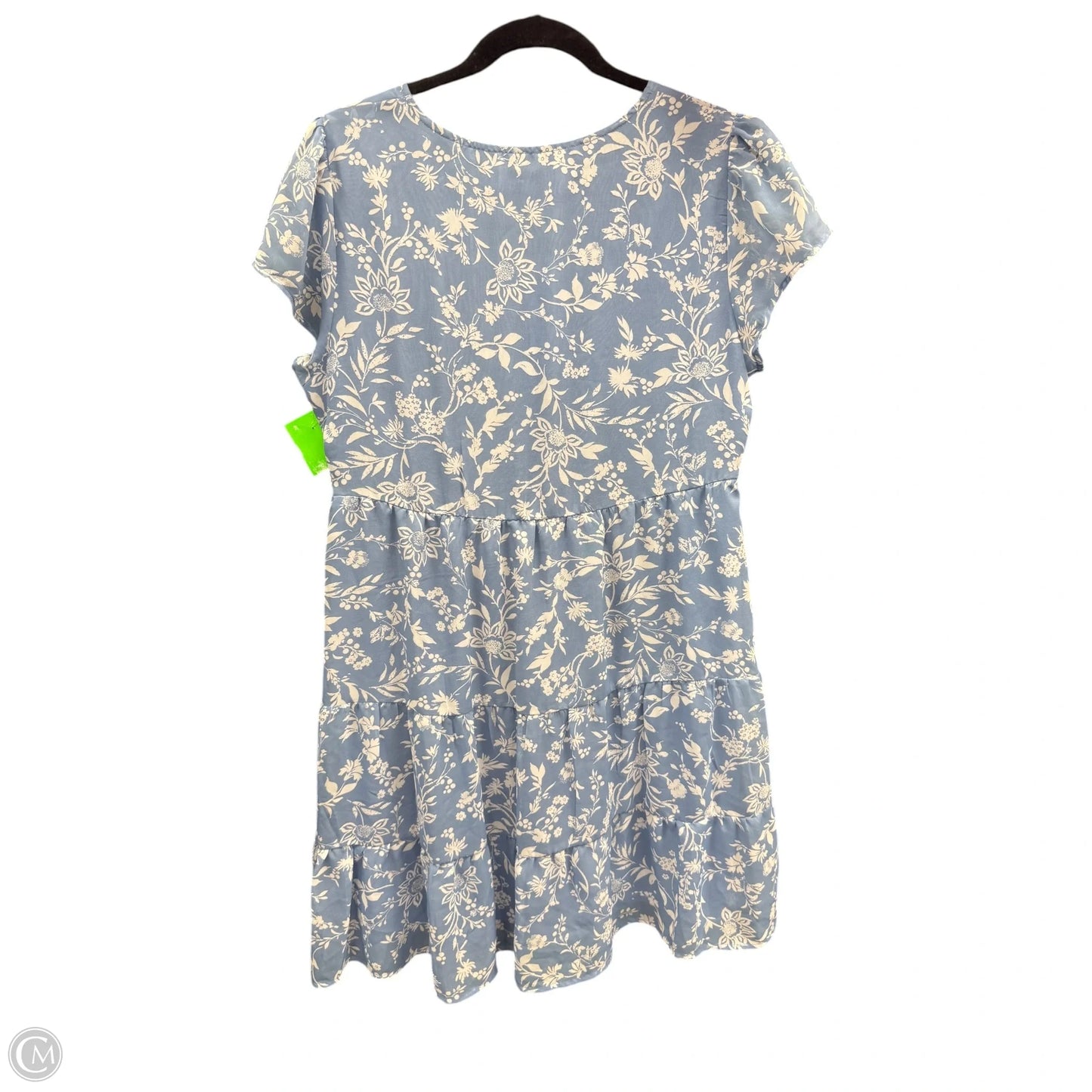 Dress Casual Short By Emma And Michele In Blue & White, Size: M
