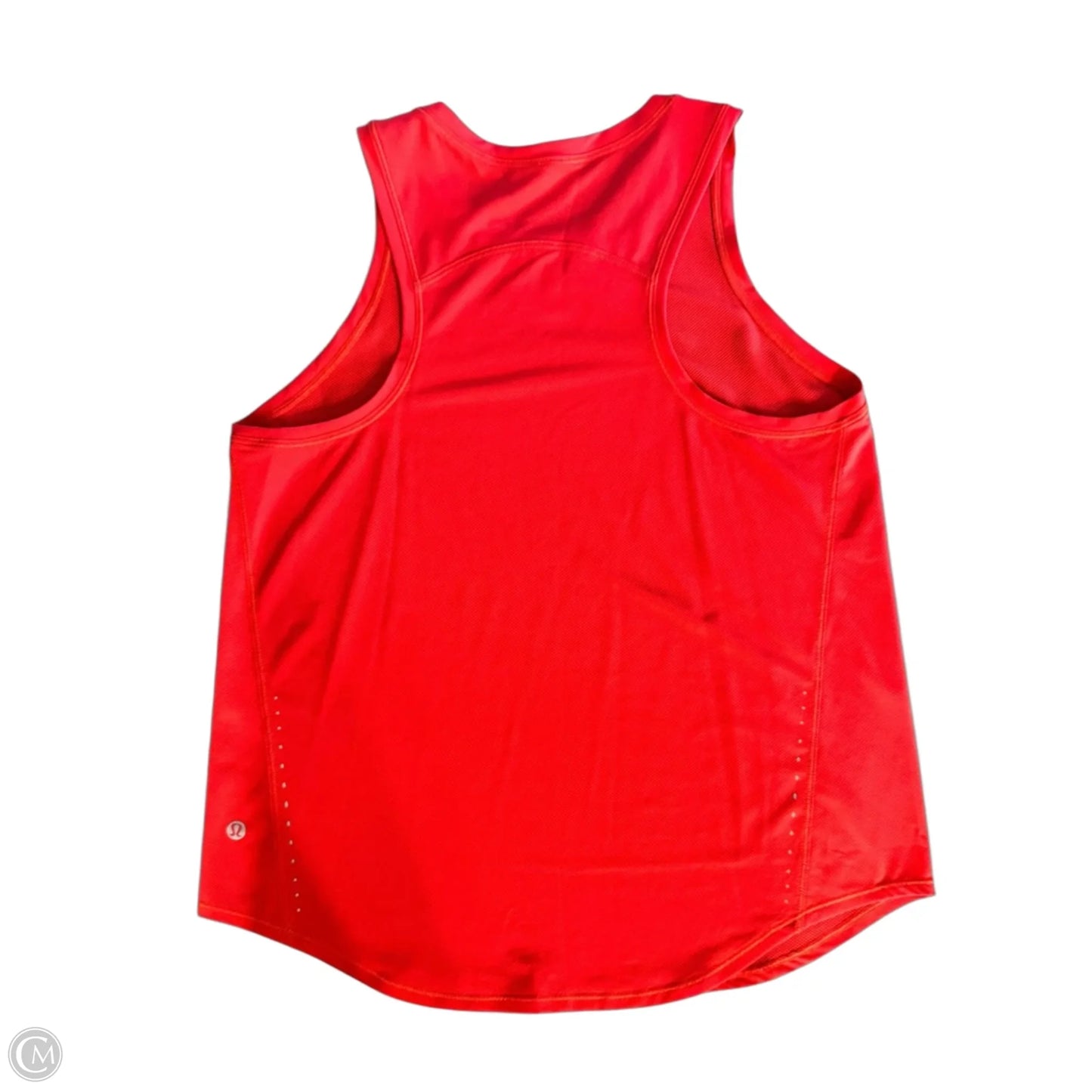 Athletic Tank Top By Lululemon In Coral, Size: L