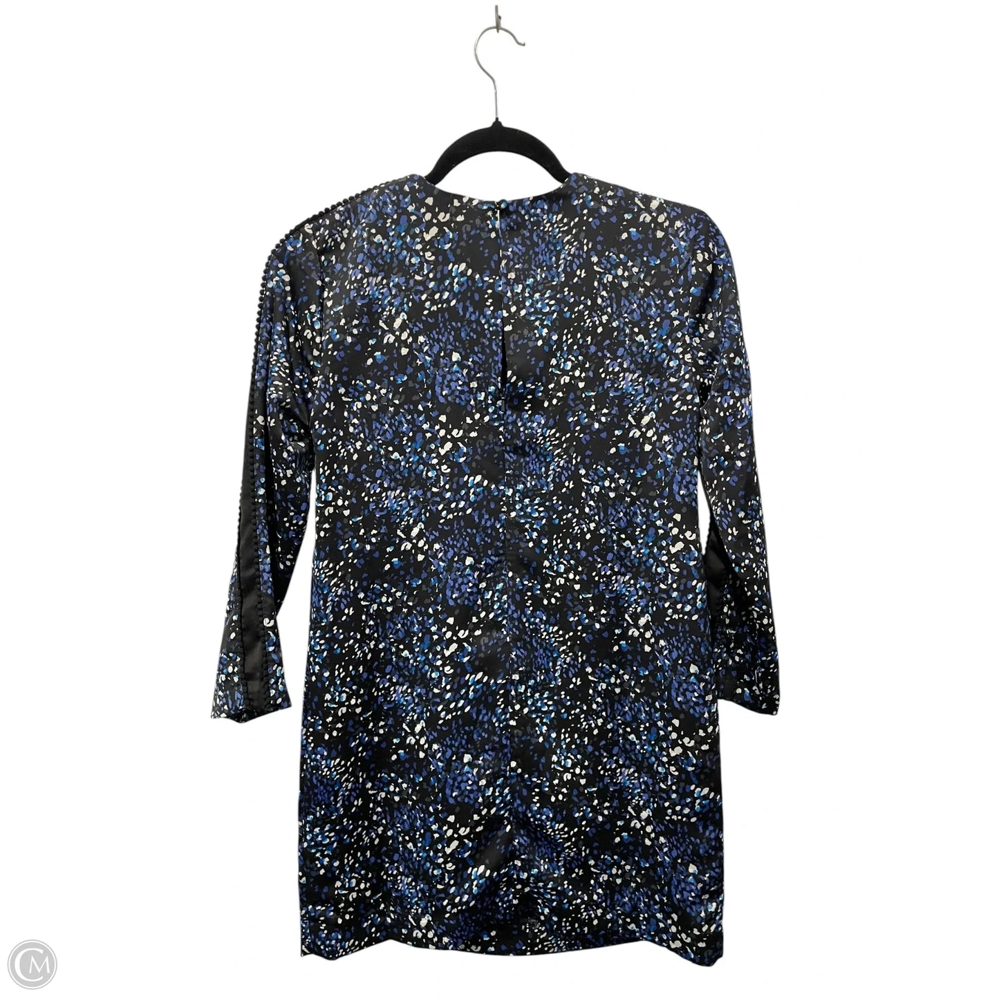 Dress Casual Short By Banana Republic In Black & Blue, Size: 0p