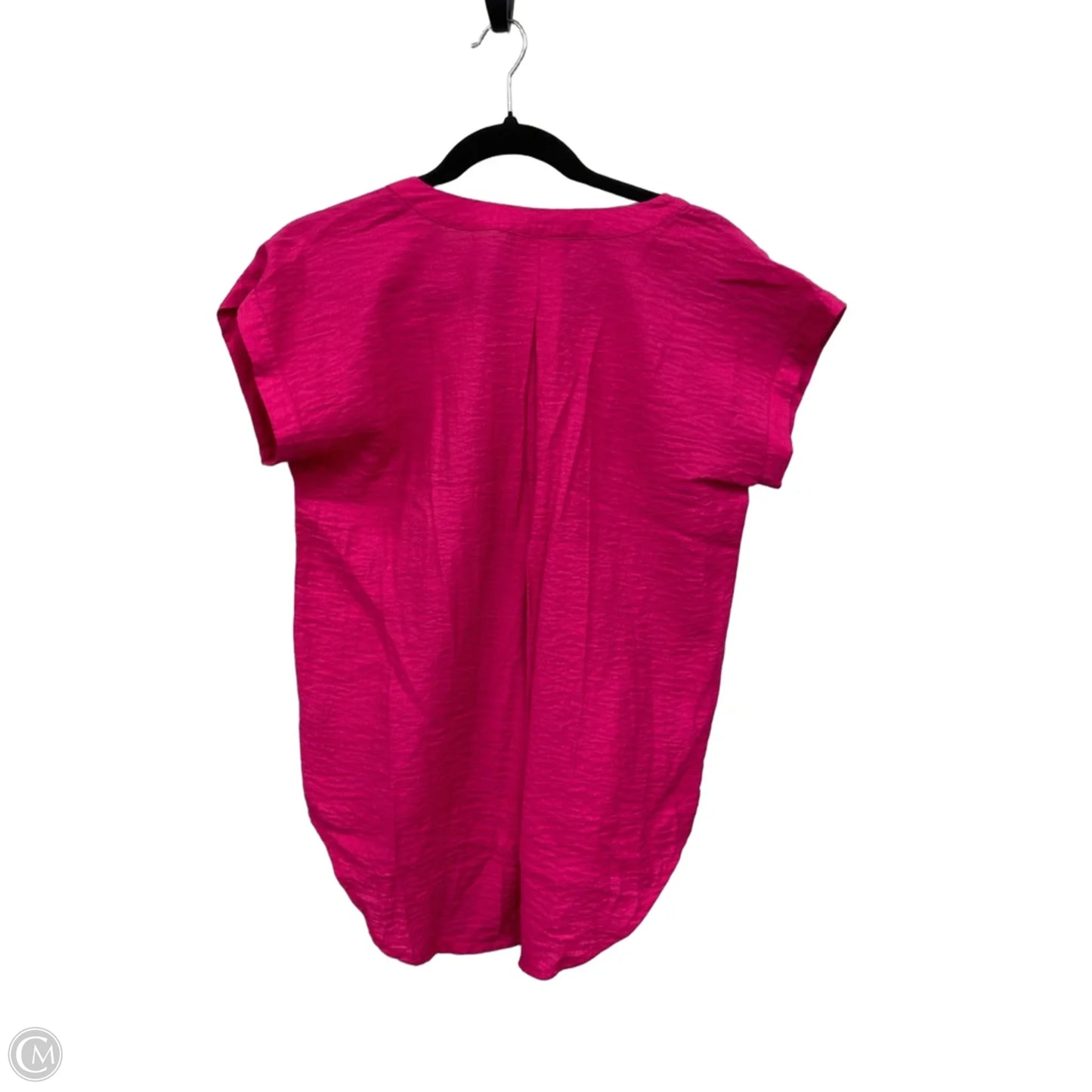 Blouse Short Sleeve By Simply Vera In Pink, Size: S