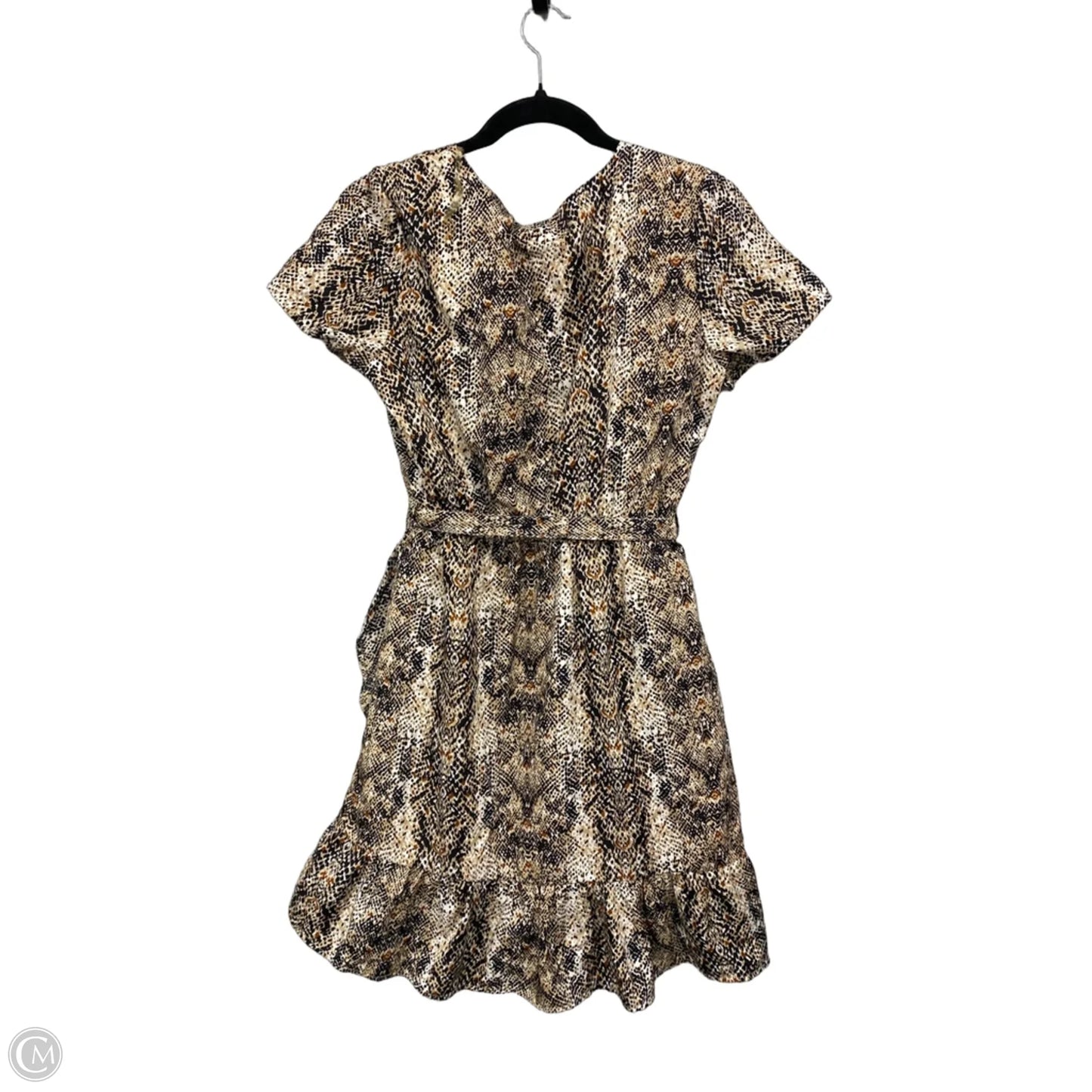 Dress Casual Short By Miami In Snakeskin Print, Size: M