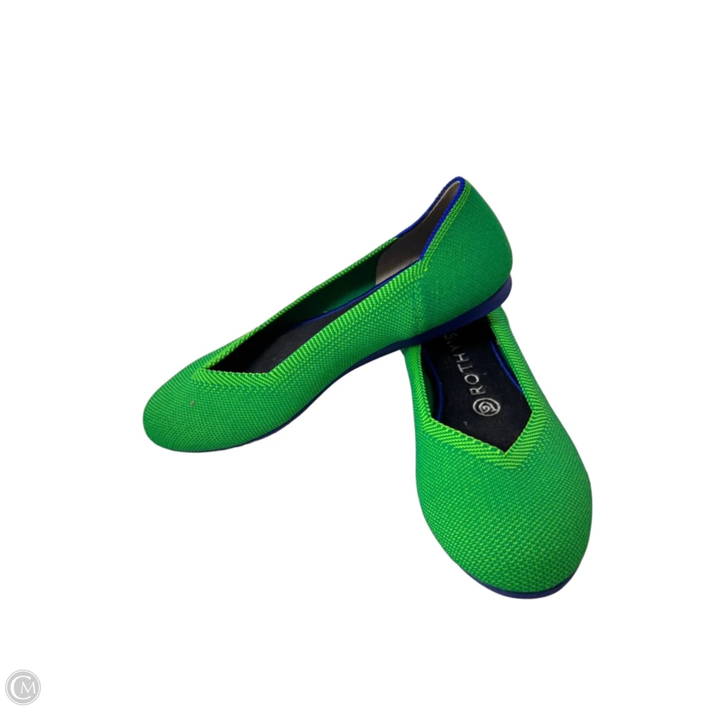 Shoes Flats By Rothys In Green, Size: 7.5