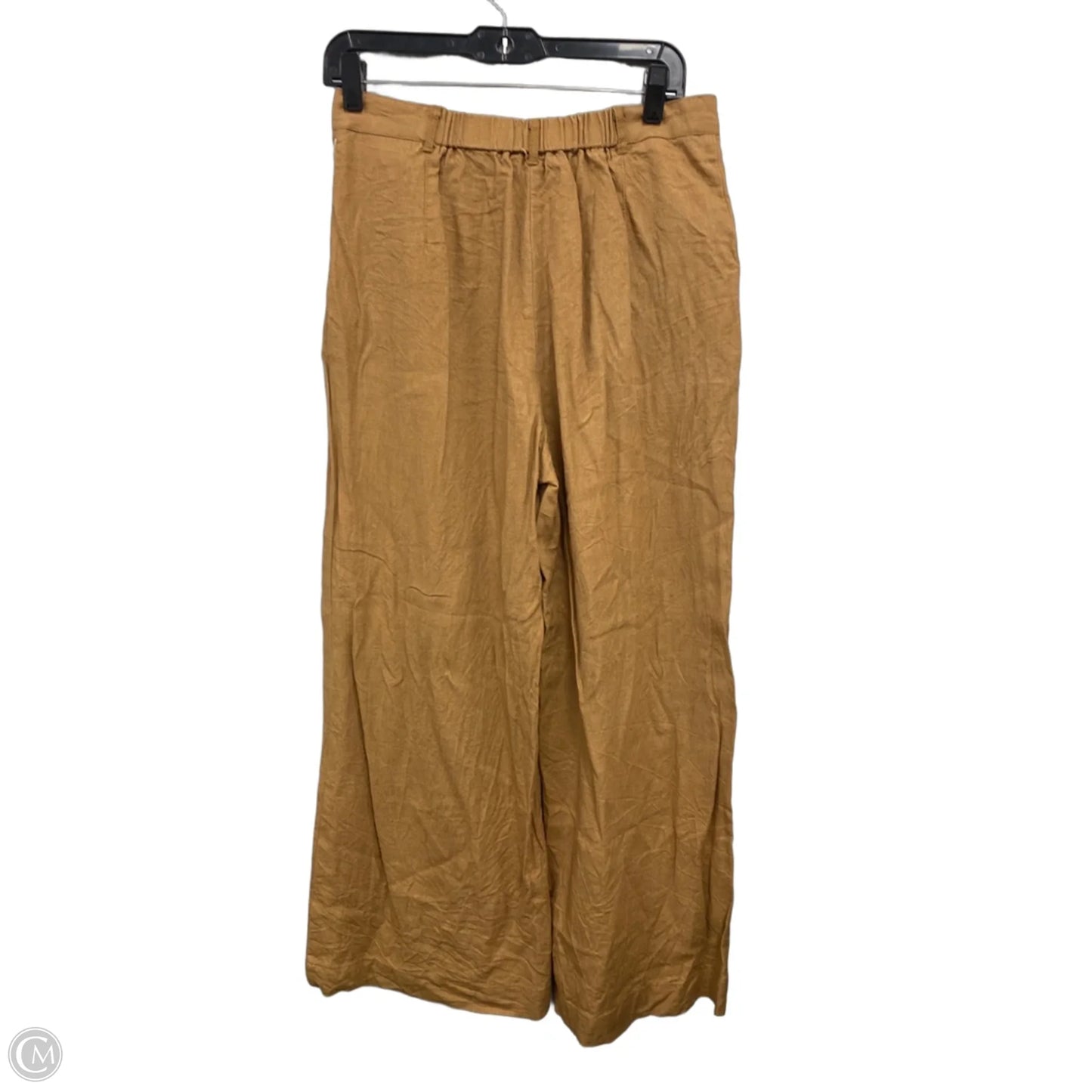 Pants Linen By Max Studio In Tan, Size: L