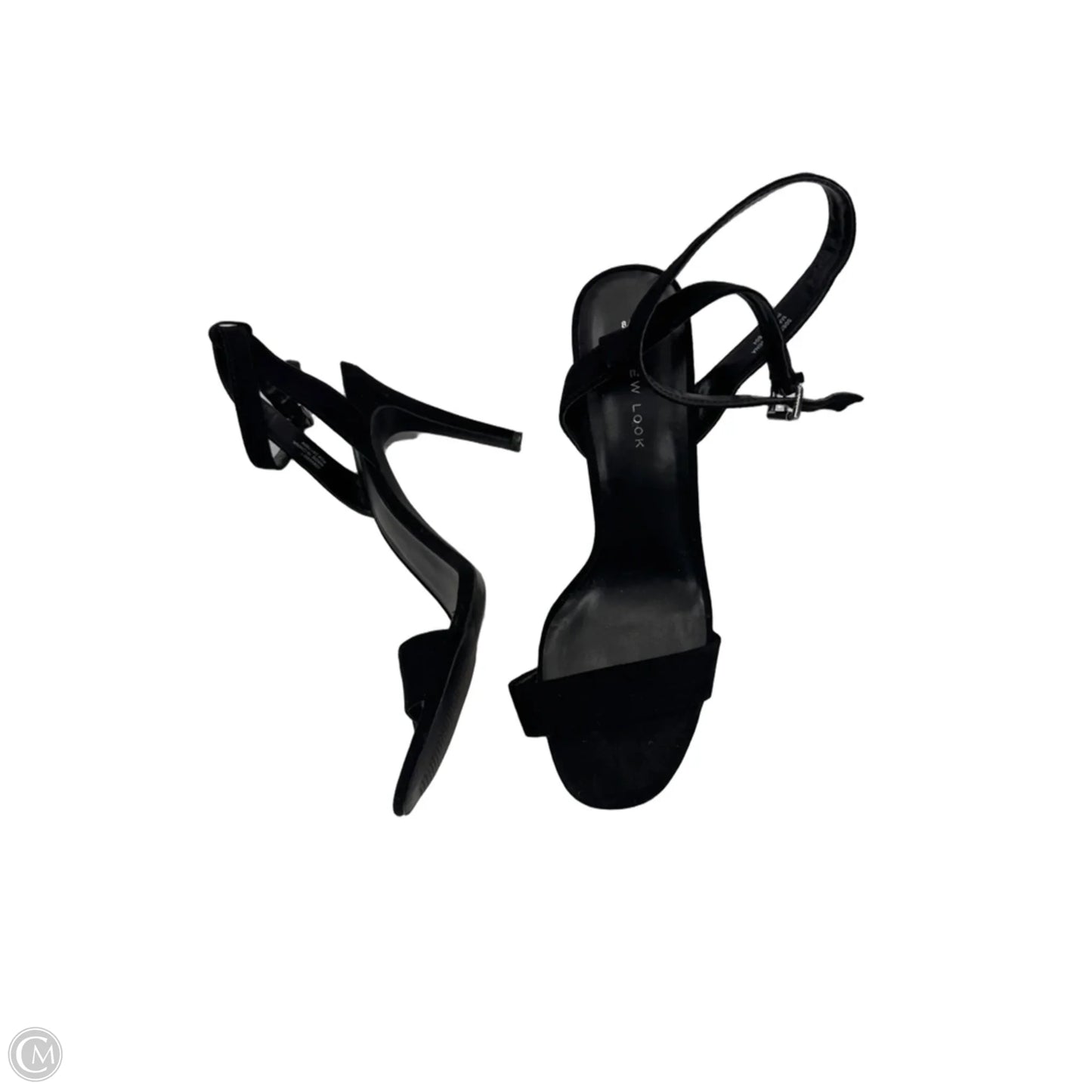 Sandals Heels Stiletto By New Look In Black, Size: 8