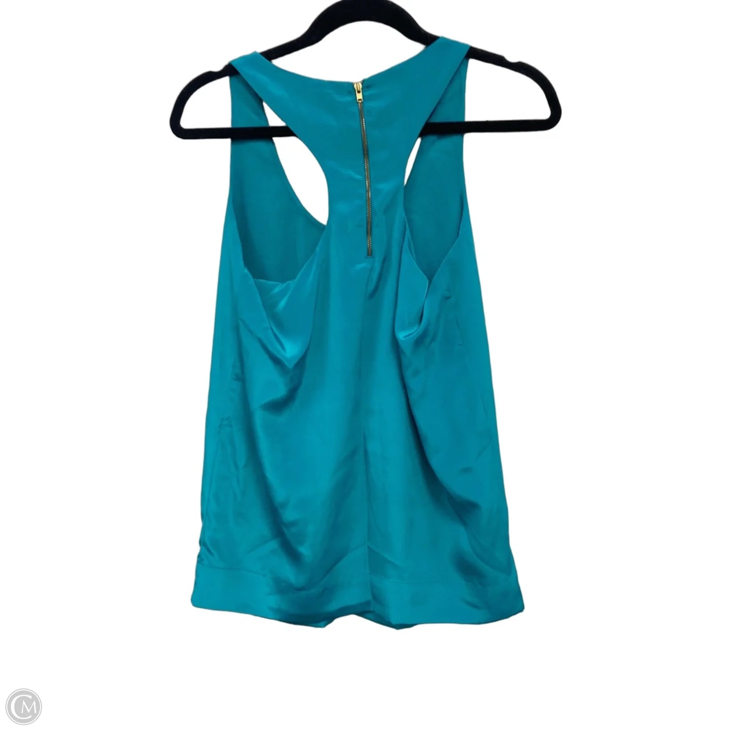 Blouse Sleeveless By Reiss In Teal, Size: 2