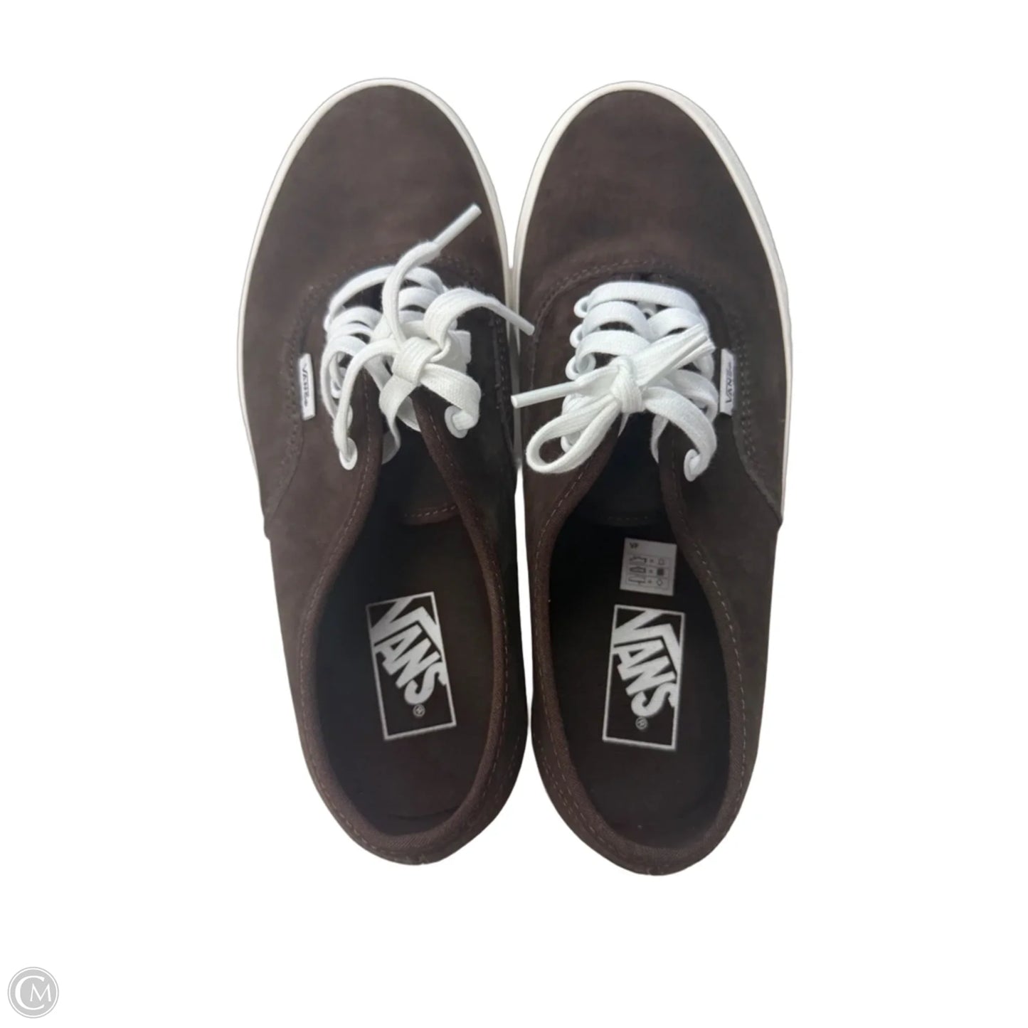 Shoes Sneakers By Vans In Brown, Size: 10