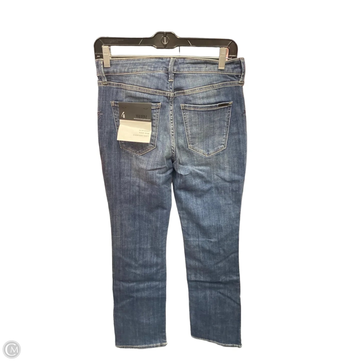 Jeans Boot Cut By White House Black Market In Blue Denim, Size: 4