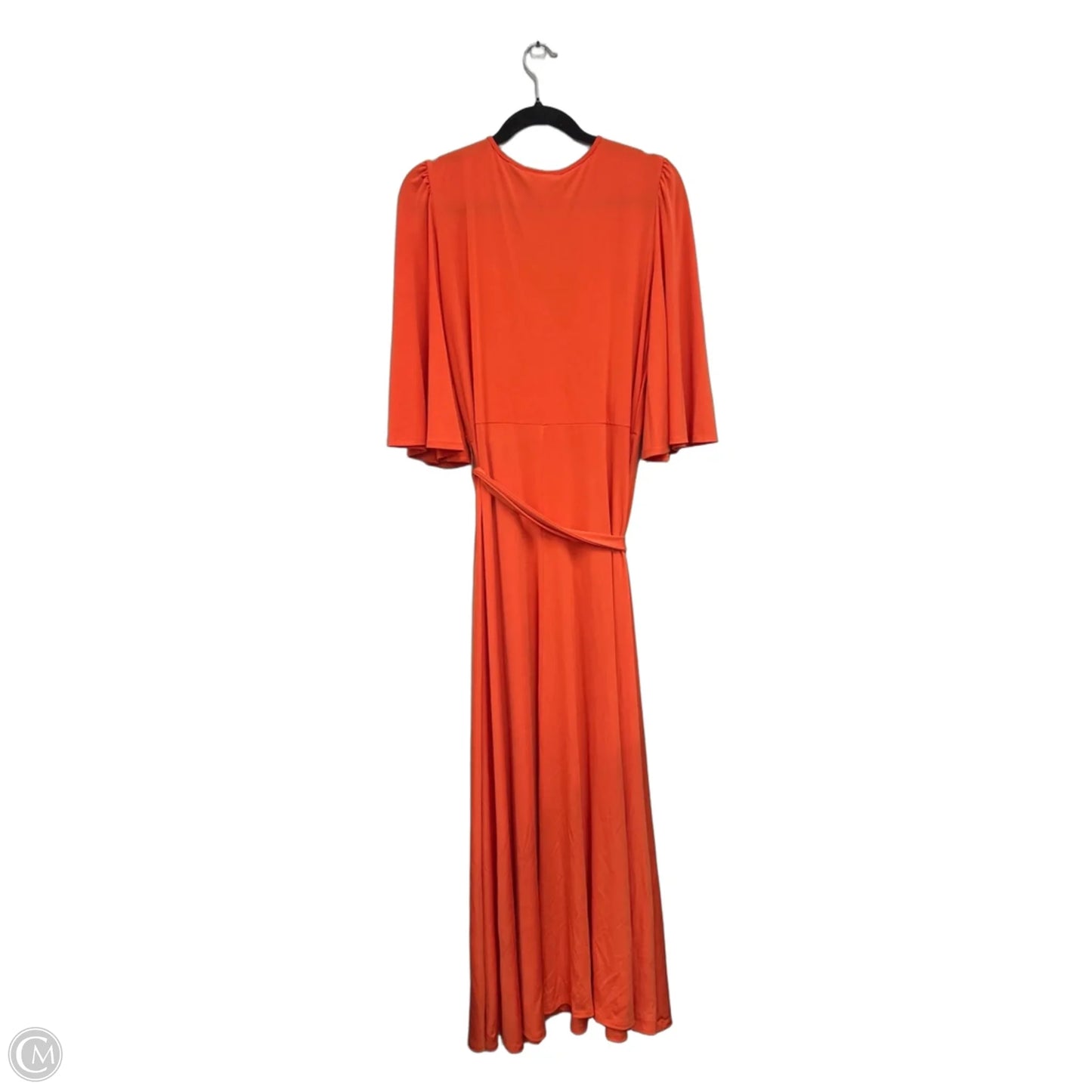 Dress Casual Maxi By New York And Co In Orange, Size: L