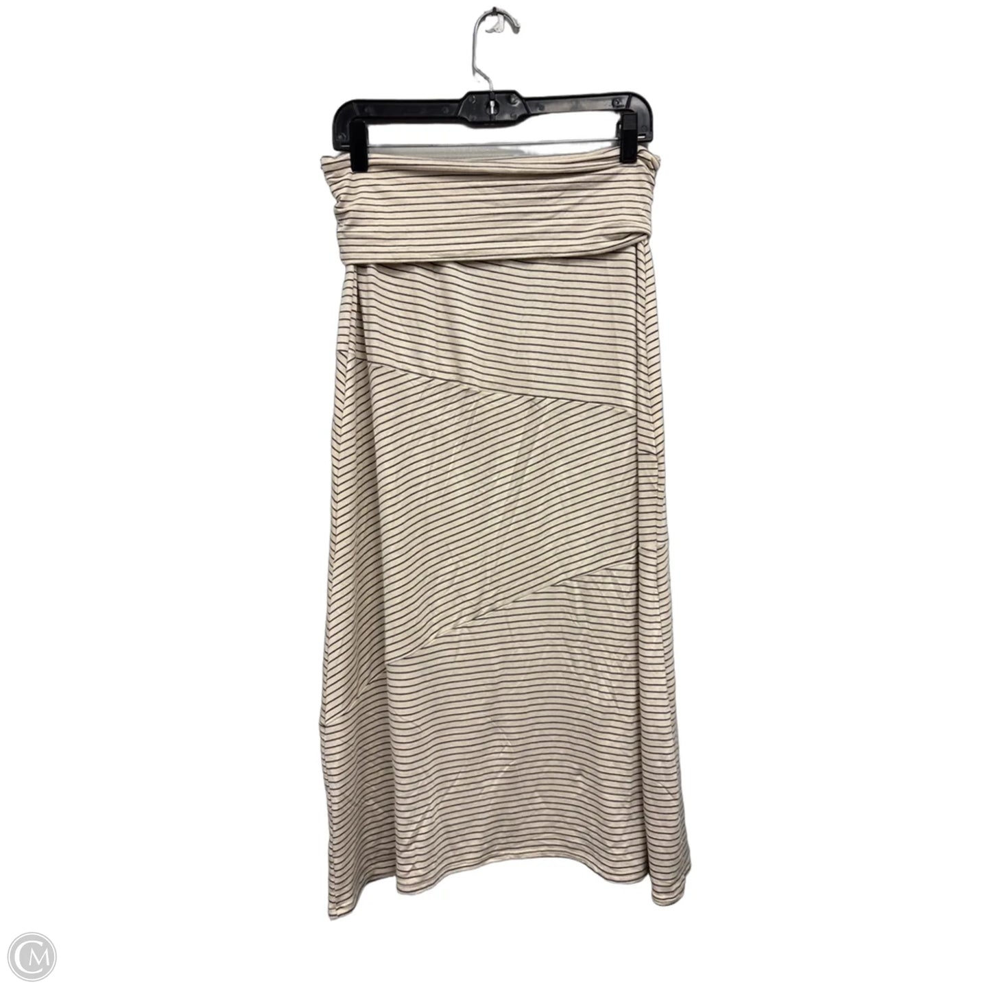 Skirt Maxi By See You Monday In Black & Cream, Size: M