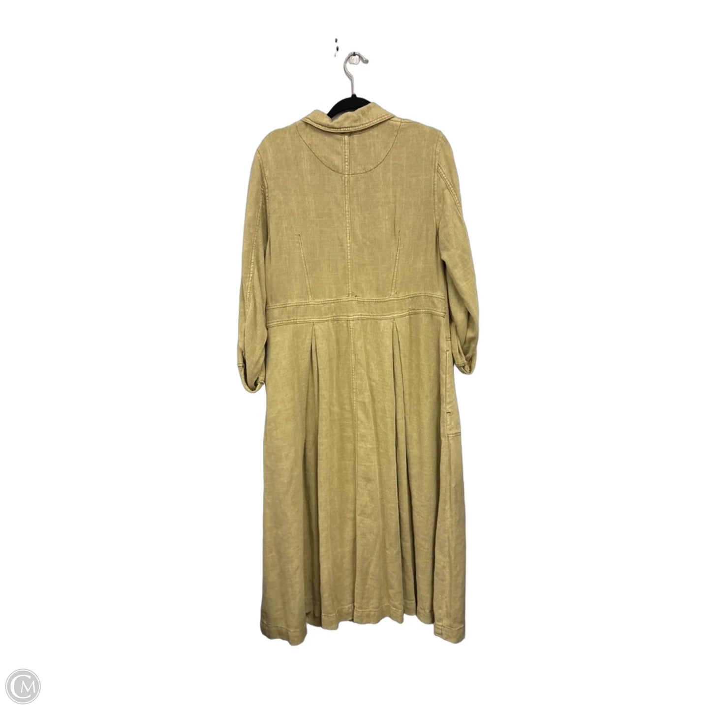 Dress Casual Maxi By Free People In Gold, Size: M