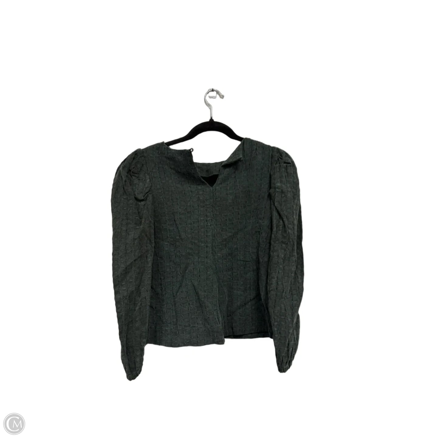 Top Long Sleeve By Cmc In Green, Size: Xs