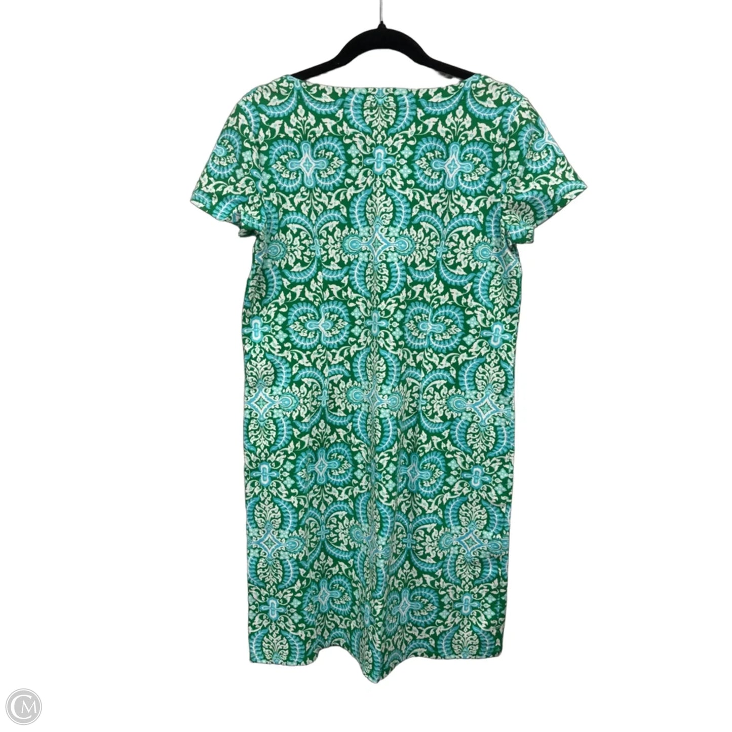 Dress Casual Short By Talbots In Blue & Green, Size: M