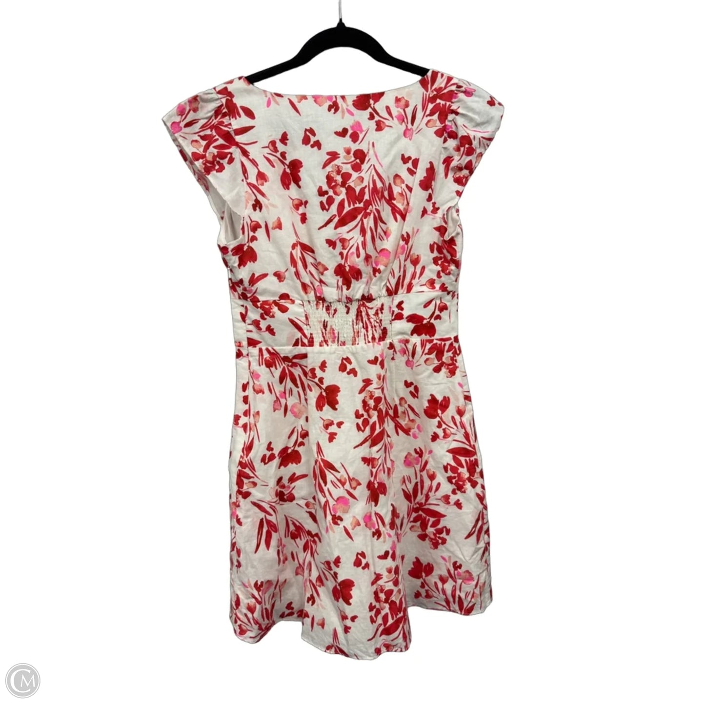 Dress Casual Short By Banana Republic In Red & White, Size: 6