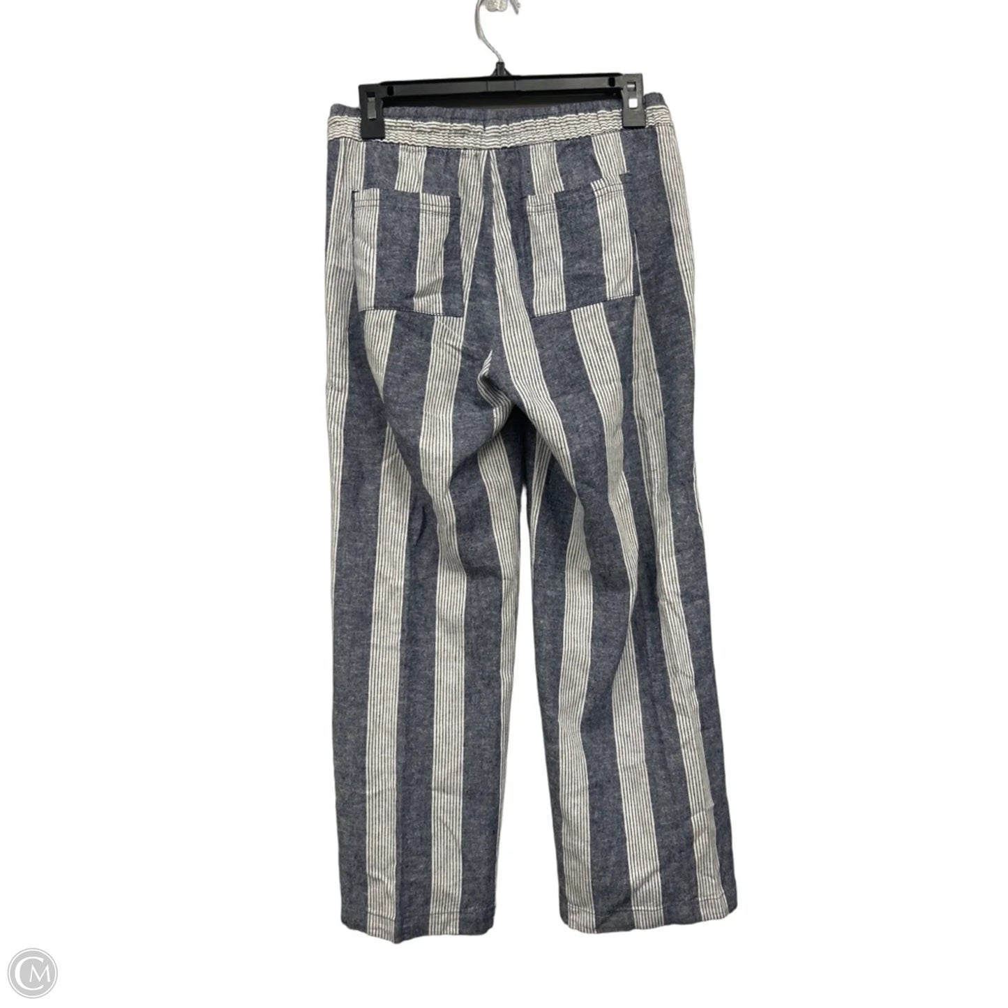 Pants Linen By Old Navy In Blue & White, Size: Sp