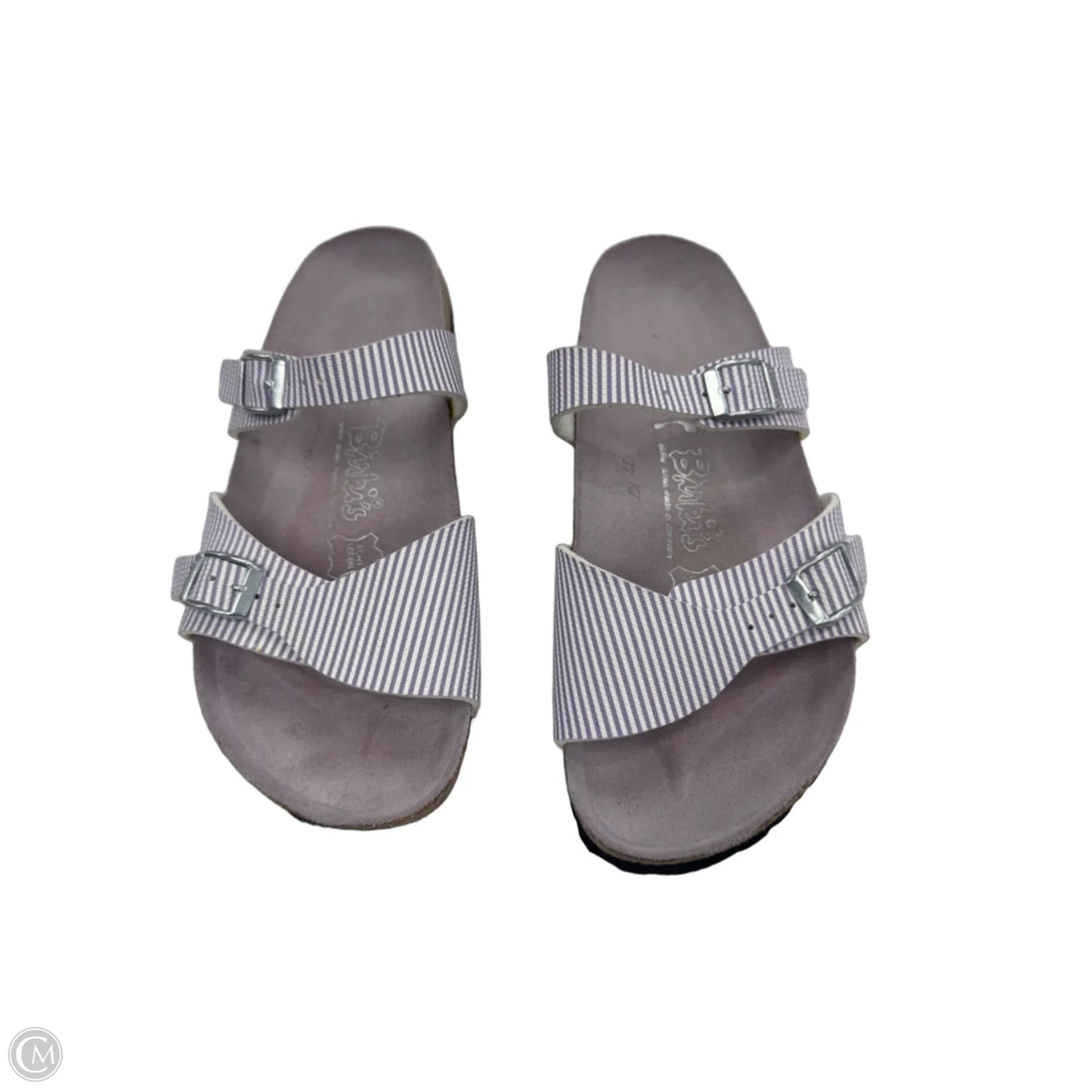 Sandals Flats By Birkenstock In Purple, Size: 9