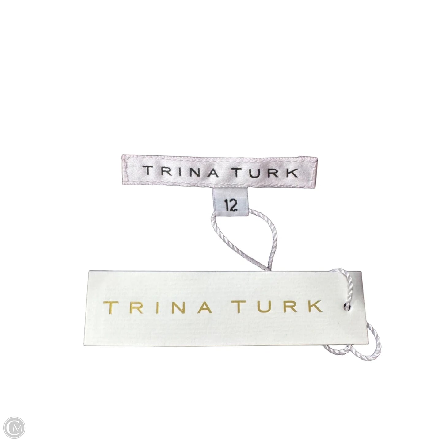 Dress Casual Short By Trina Turk In Purple & Yellow, Size: 12