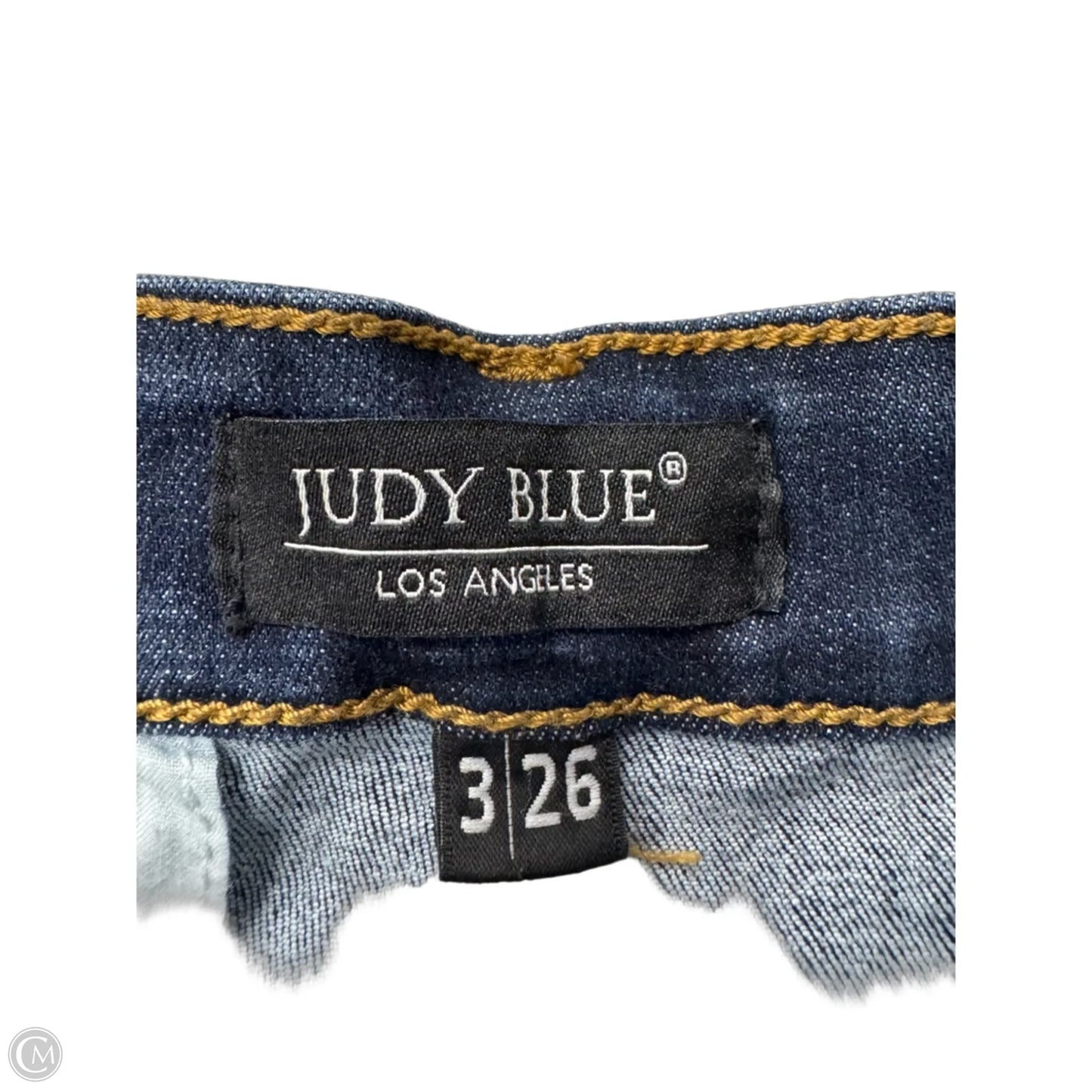 Jeans Skinny By Judy Blue In Blue Denim, Size: 2