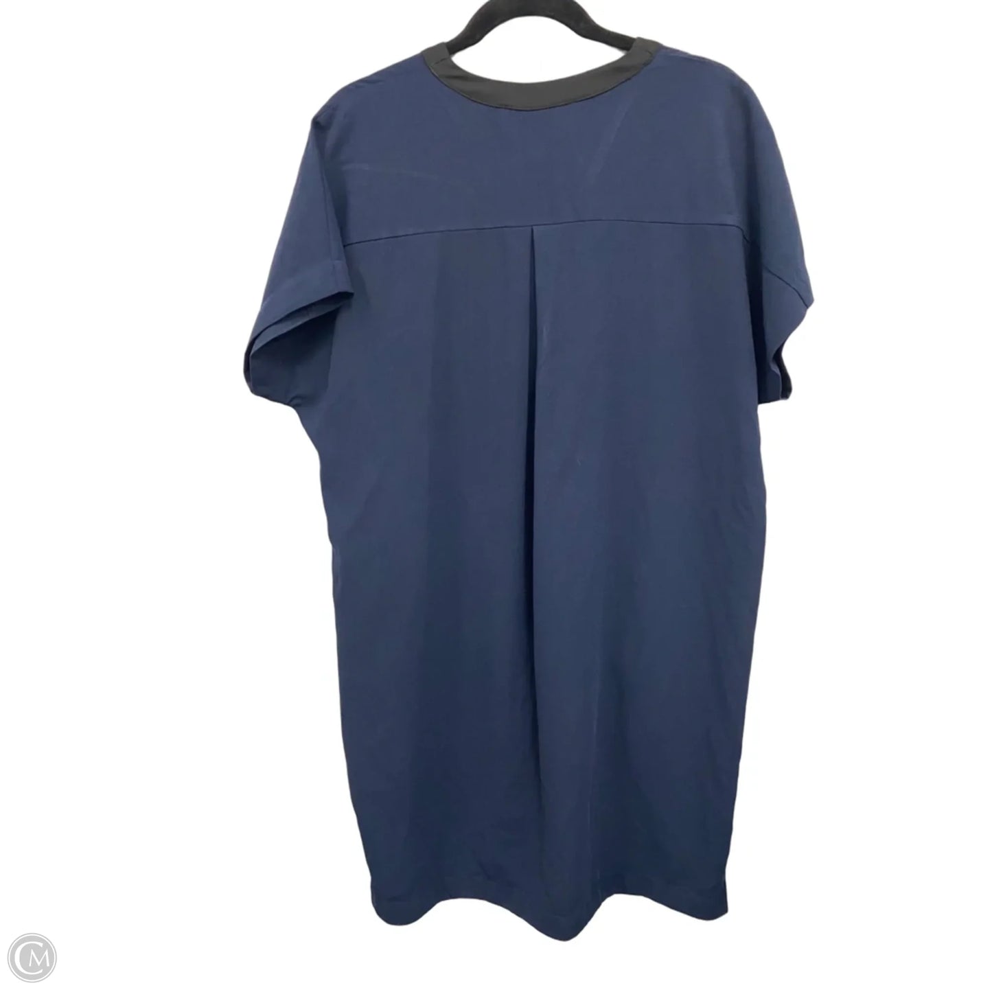 Dress Casual Short By Astr The Label In Black & Blue, Size: L