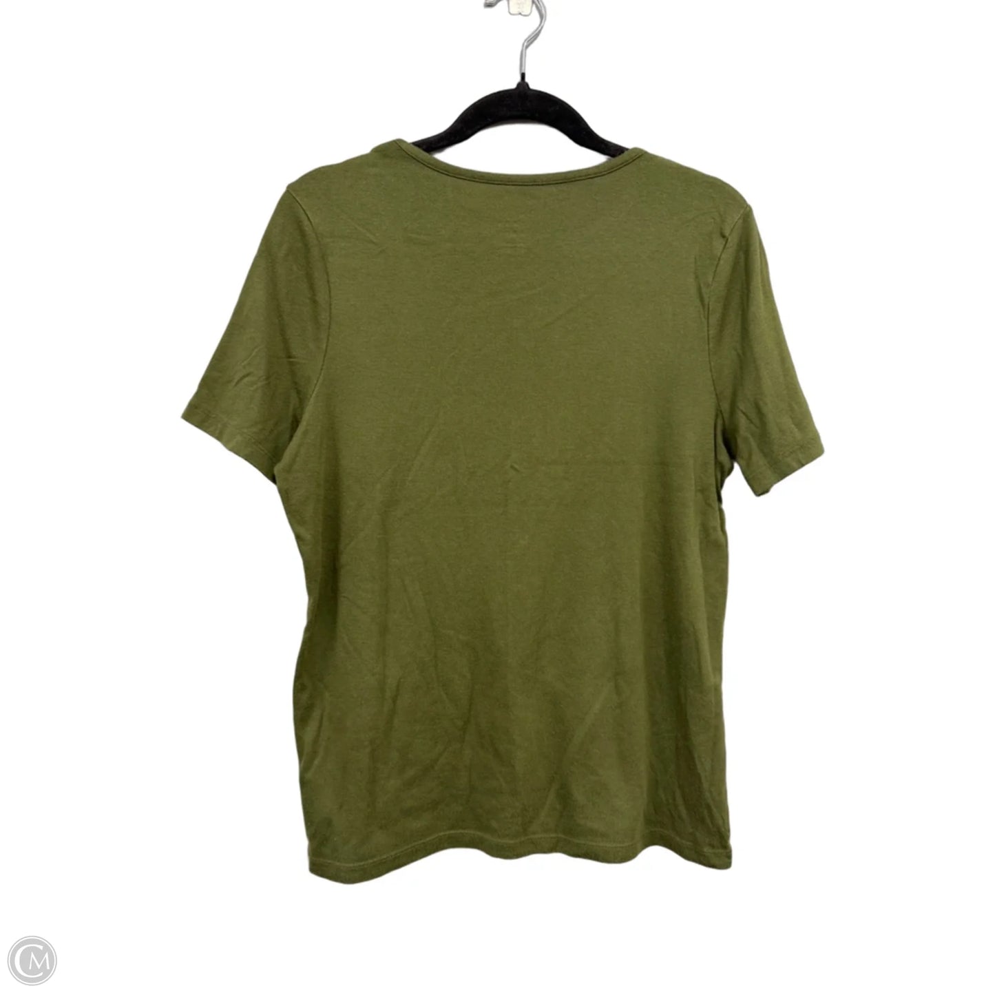 Top Short Sleeve Basic By A New Day In Green, Size: Xl