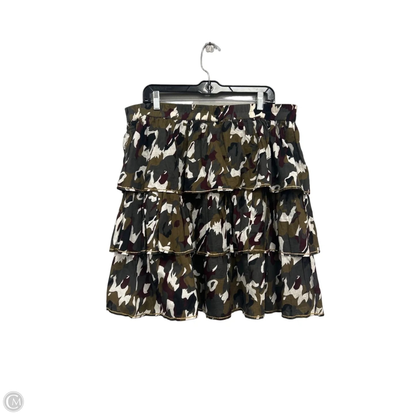 Skirt Mini & Short By Lane Bryant In Green & Grey, Size: Xl