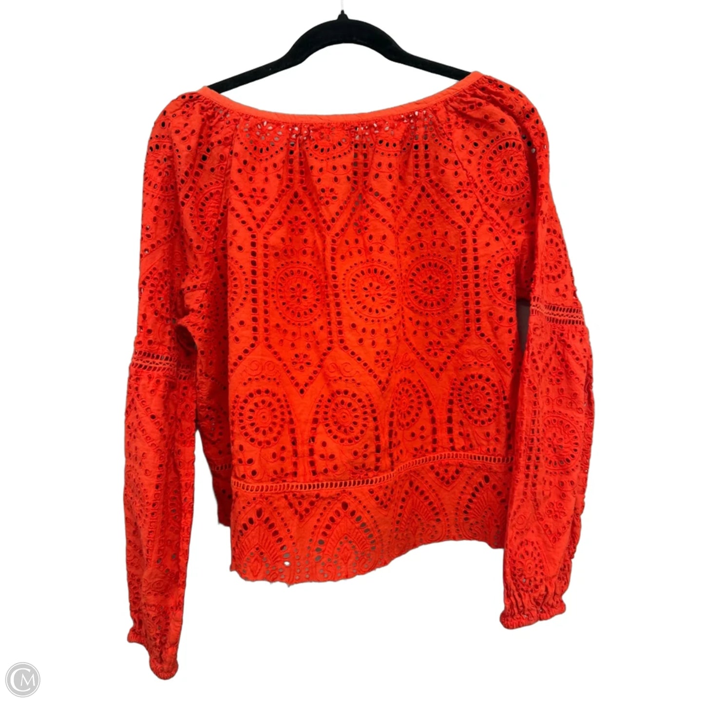 Blouse Long Sleeve By Sezane In Orange, Size: M
