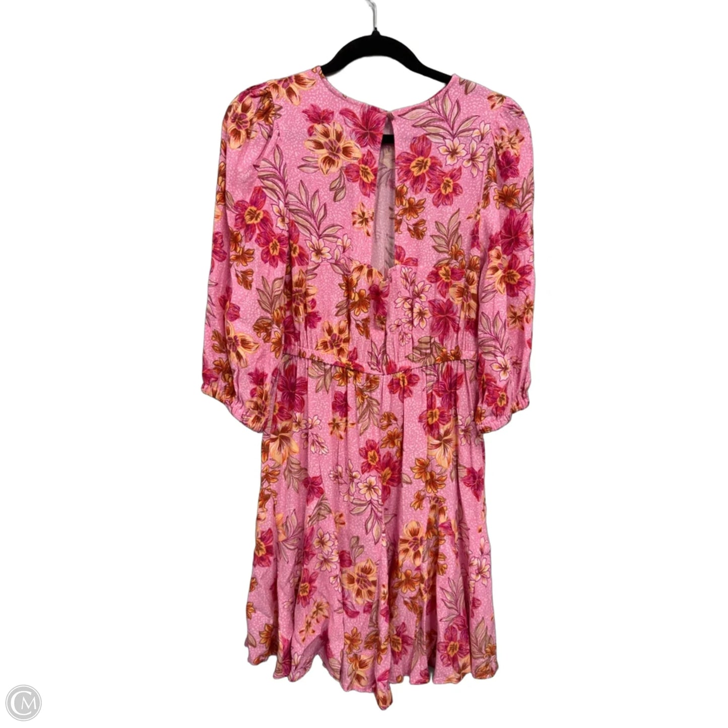 Dress Casual Short By Loft In Orange & Pink, Size: Sp