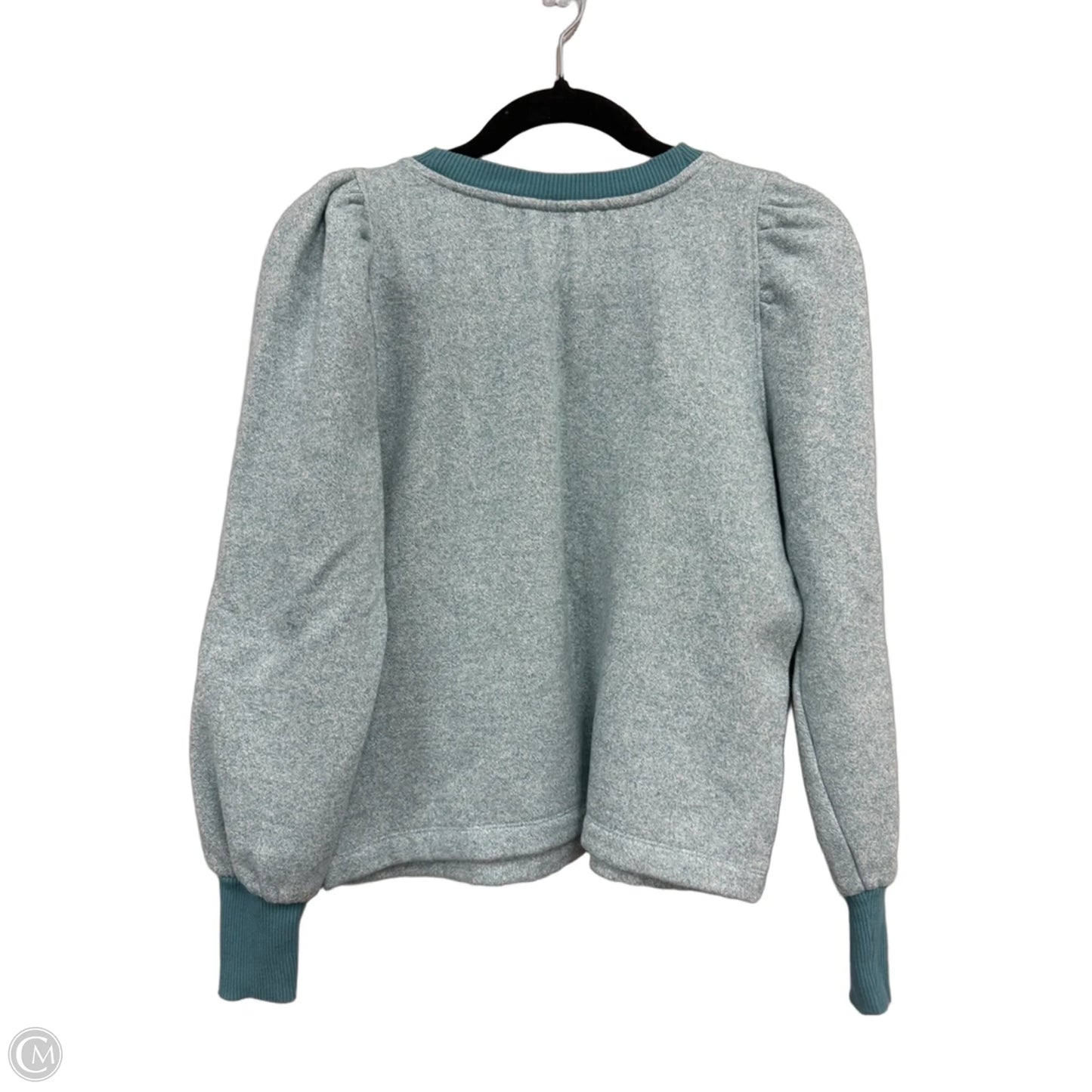 Sweatshirt Crewneck By Loft In Teal, Size: Sp