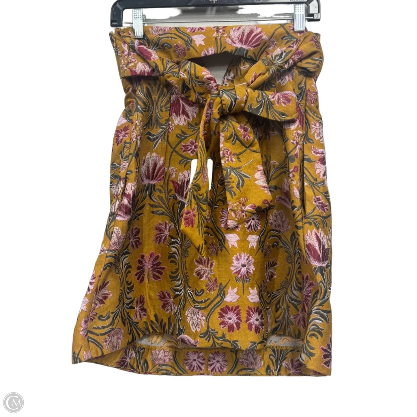 Dress Casual Short By Free People In Red & Yellow, Size: 4