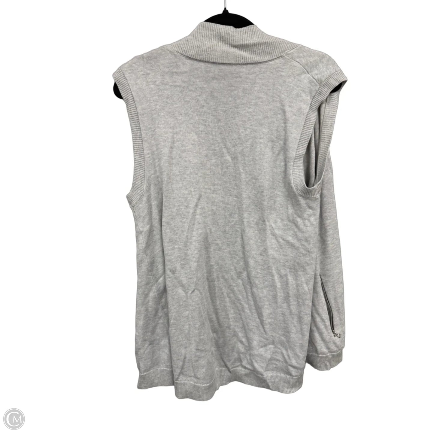 Vest Sweater By Kenneth Cole In Grey, Size: M