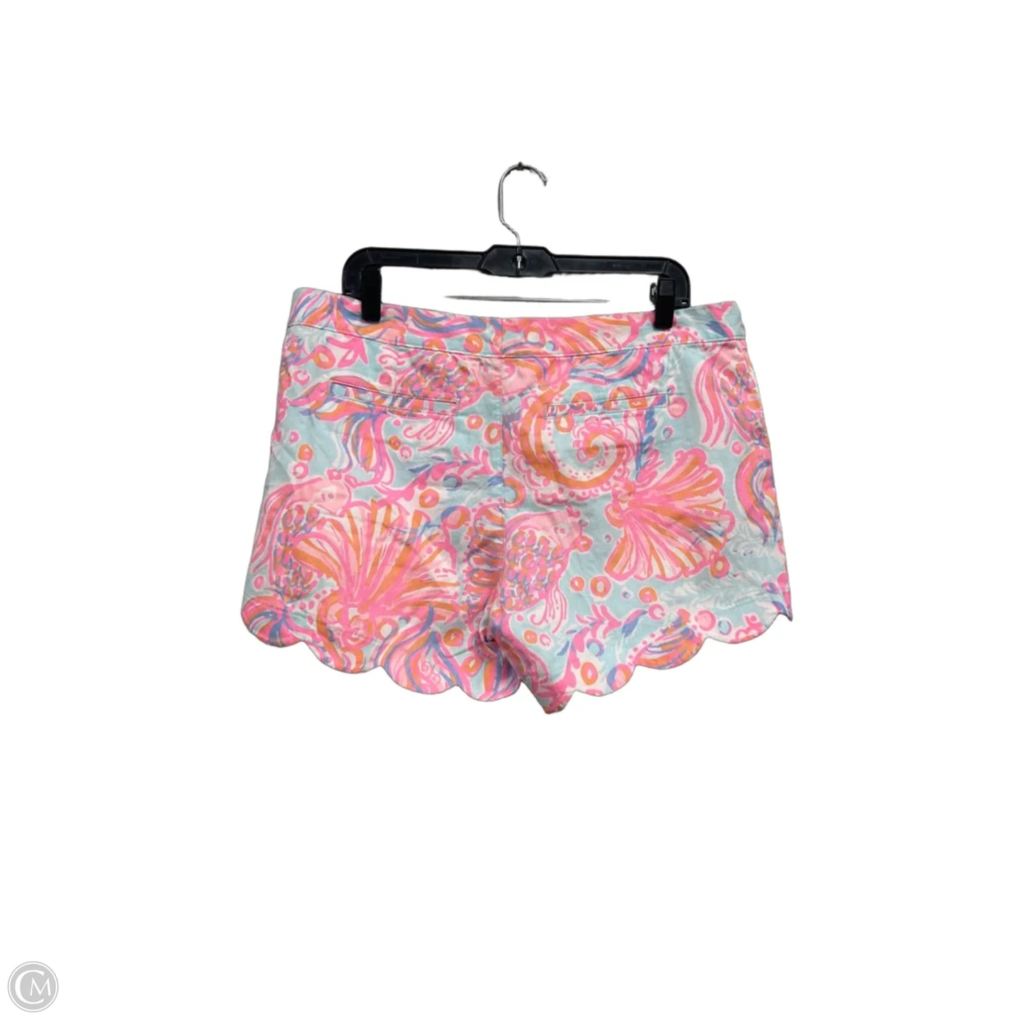 Shorts Designer By Lilly Pulitzer In Blue & Pink, Size: 12