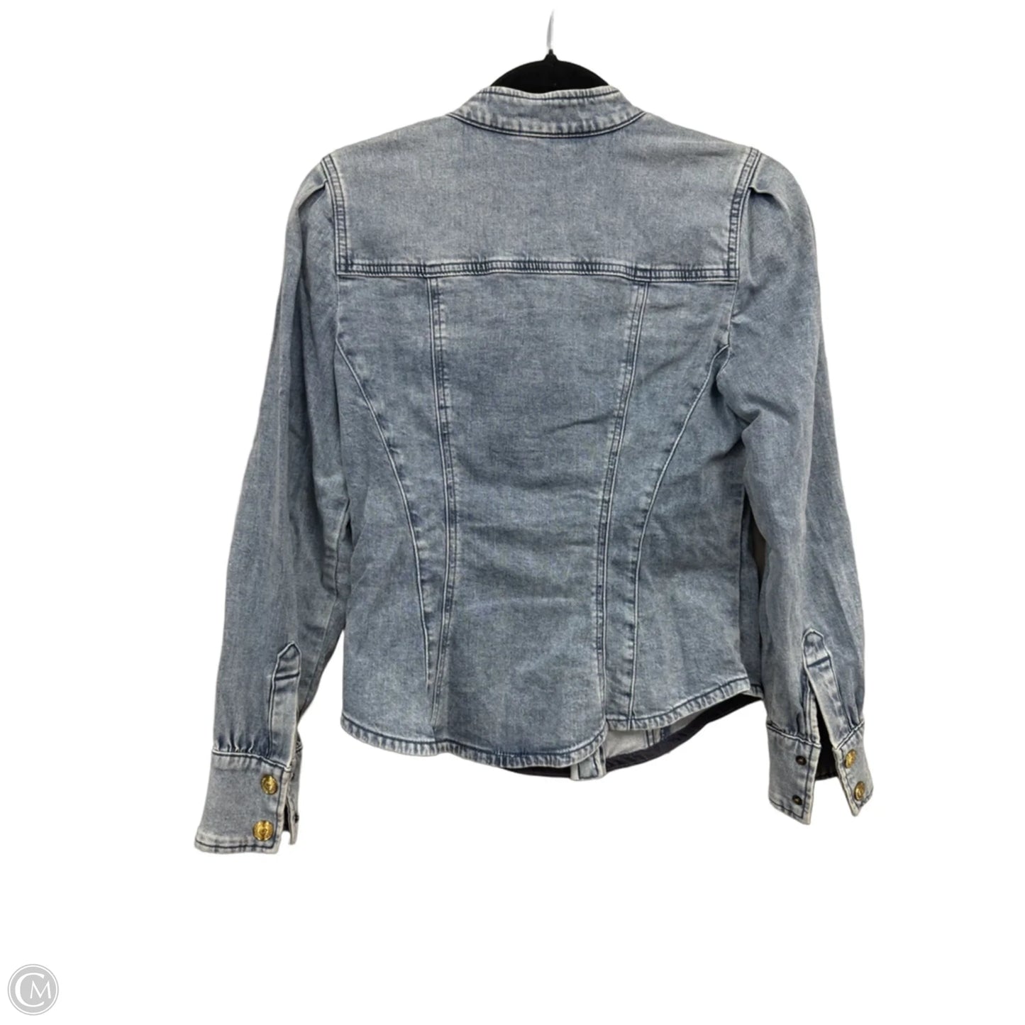 Jacket Denim By White House Black Market In Blue Denim, Size: 4