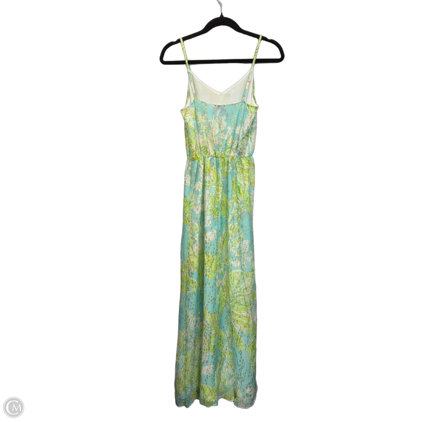 Dress Designer By Lilly Pulitzer In Blue & Green, Size: Xs