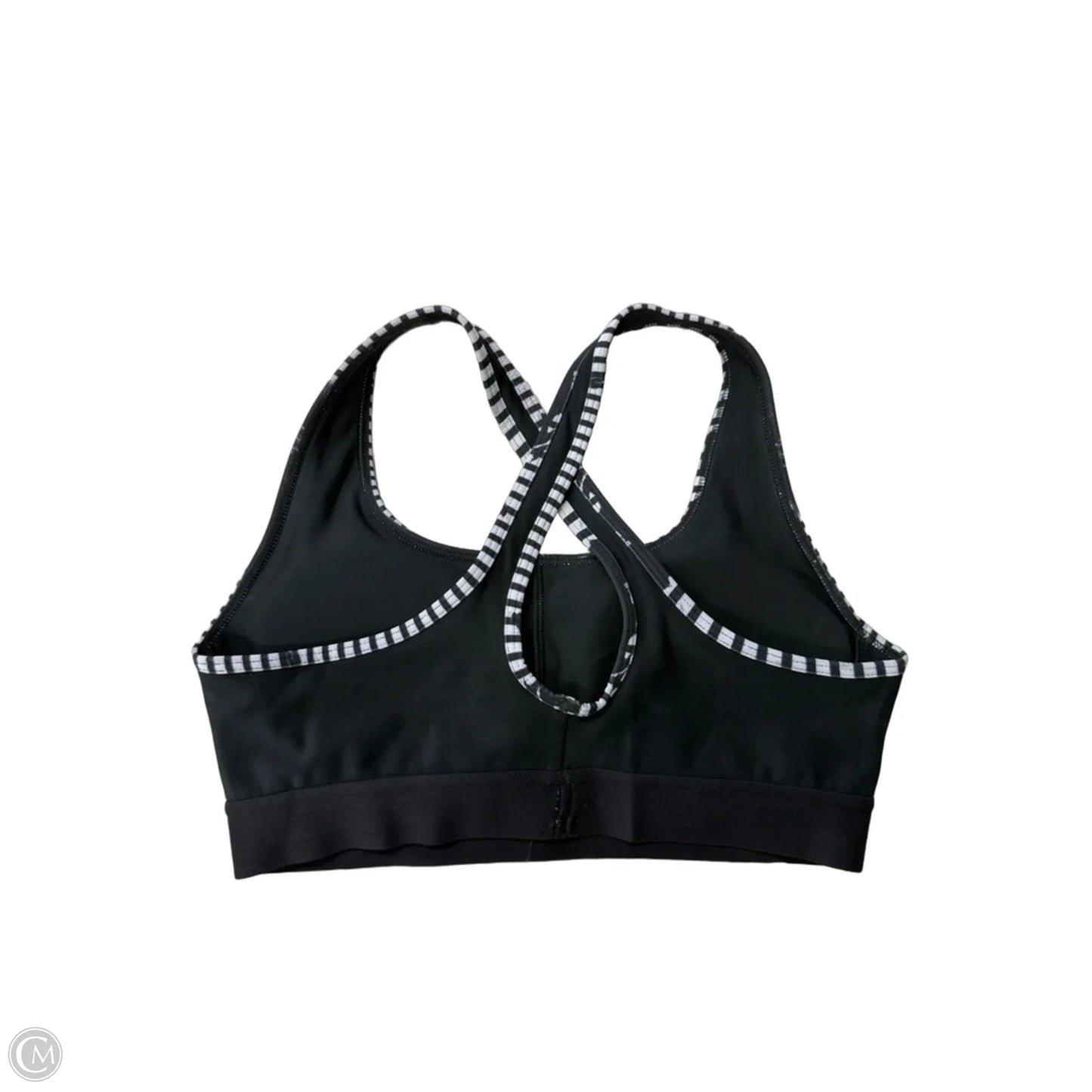 Athletic Bra By Under Armour In Black & Grey, Size: M