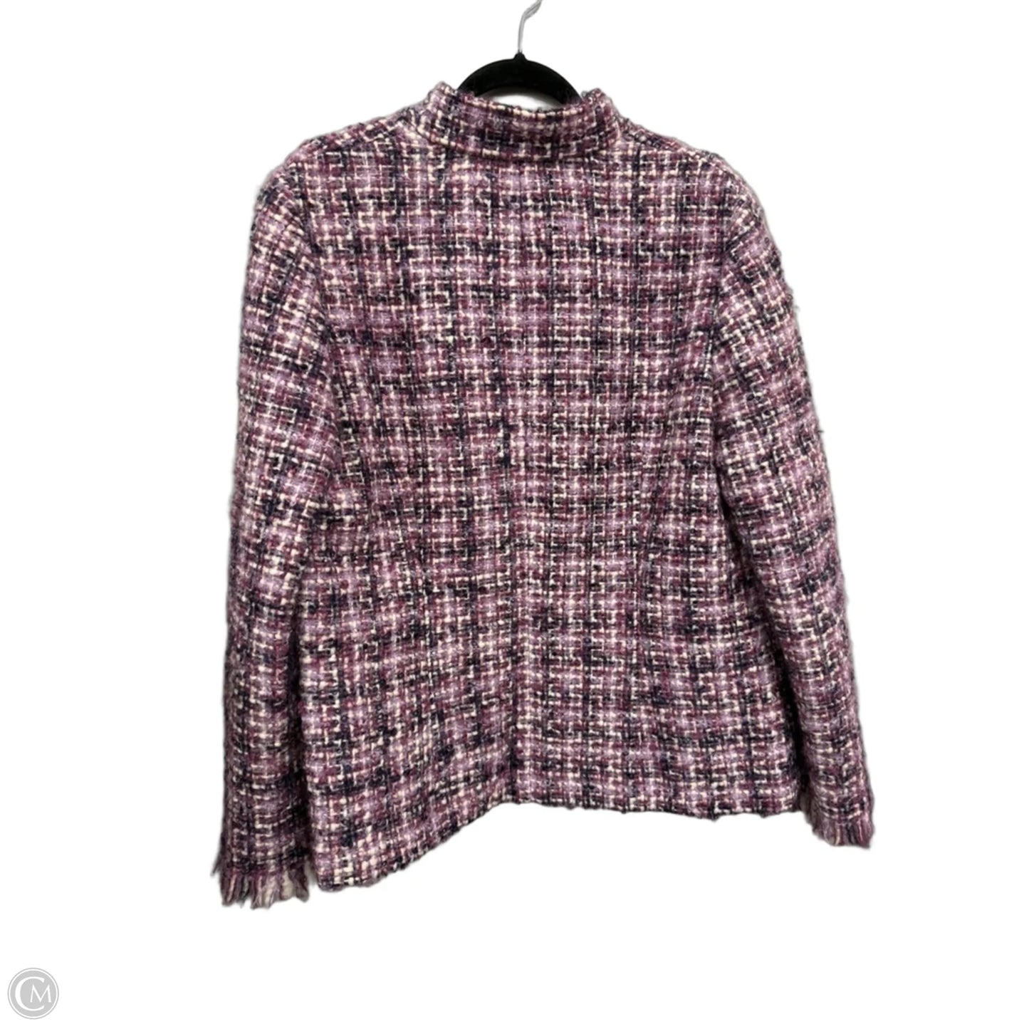 Jacket Other By Talbots In Purple & White, Size: 16