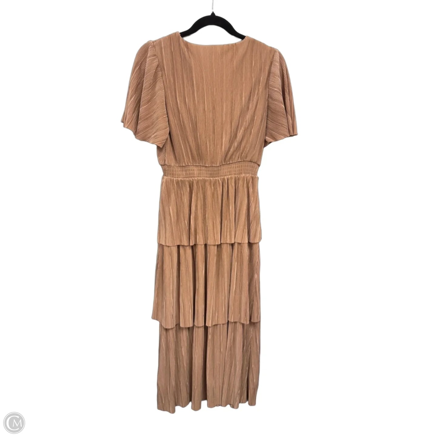 Dress Casual Maxi By Skies Are Blue In Tan, Size: Xs