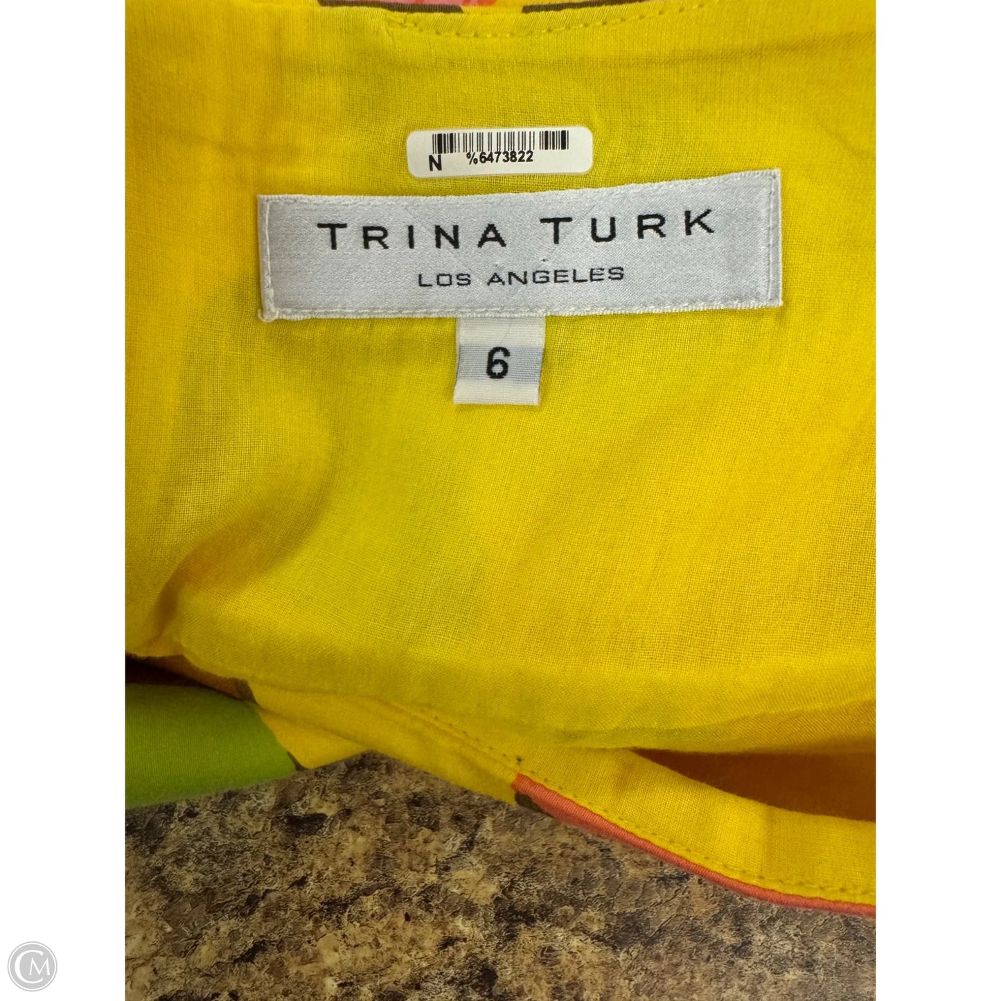 Skirt Mini & Short By Trina Turk In Pink & Yellow, Size: 6