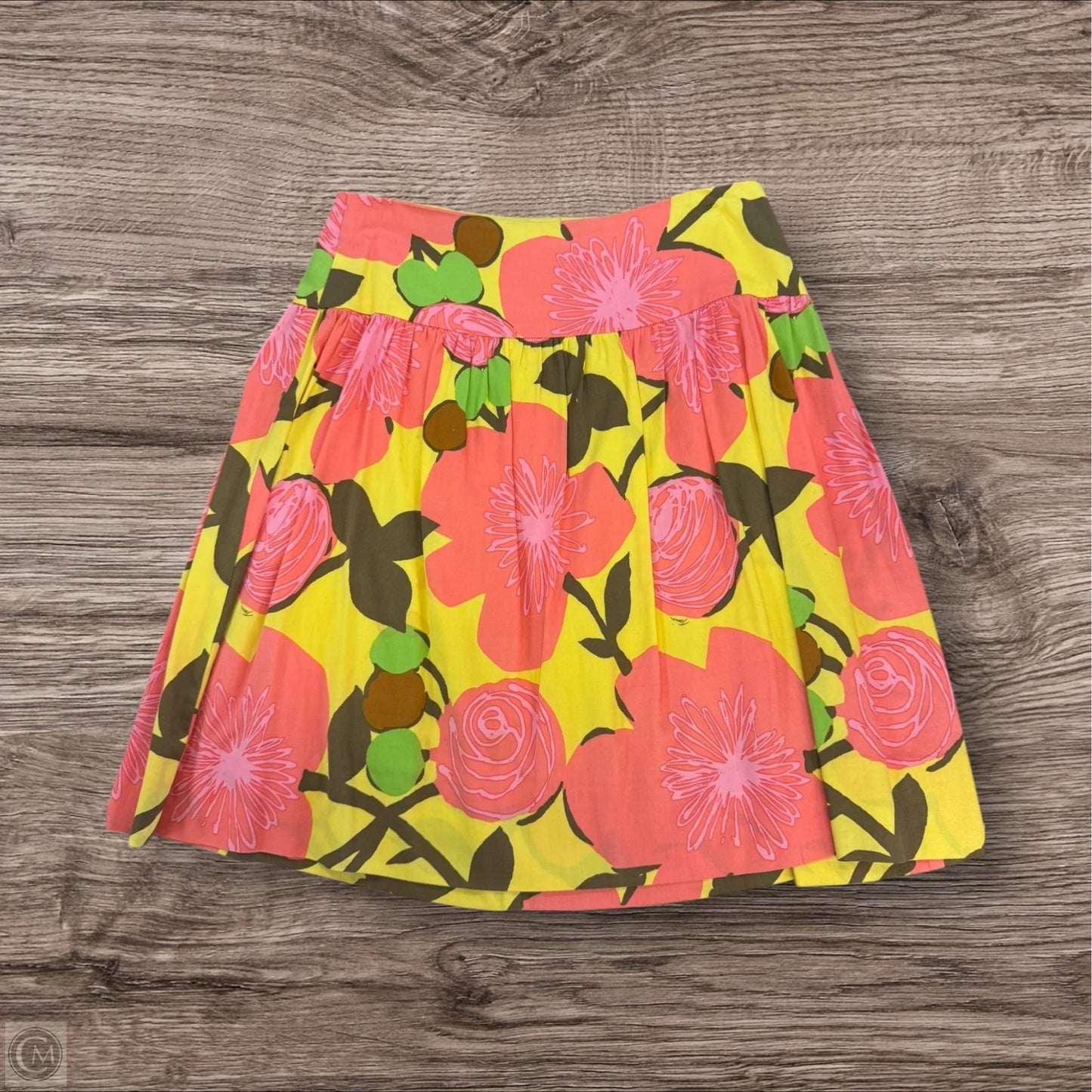 Skirt Mini & Short By Trina Turk In Pink & Yellow, Size: 6
