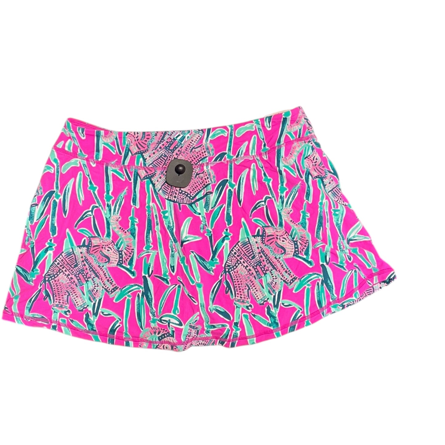 Athletic Skirt By Lilly Pulitzer In Green & Pink, Size: L