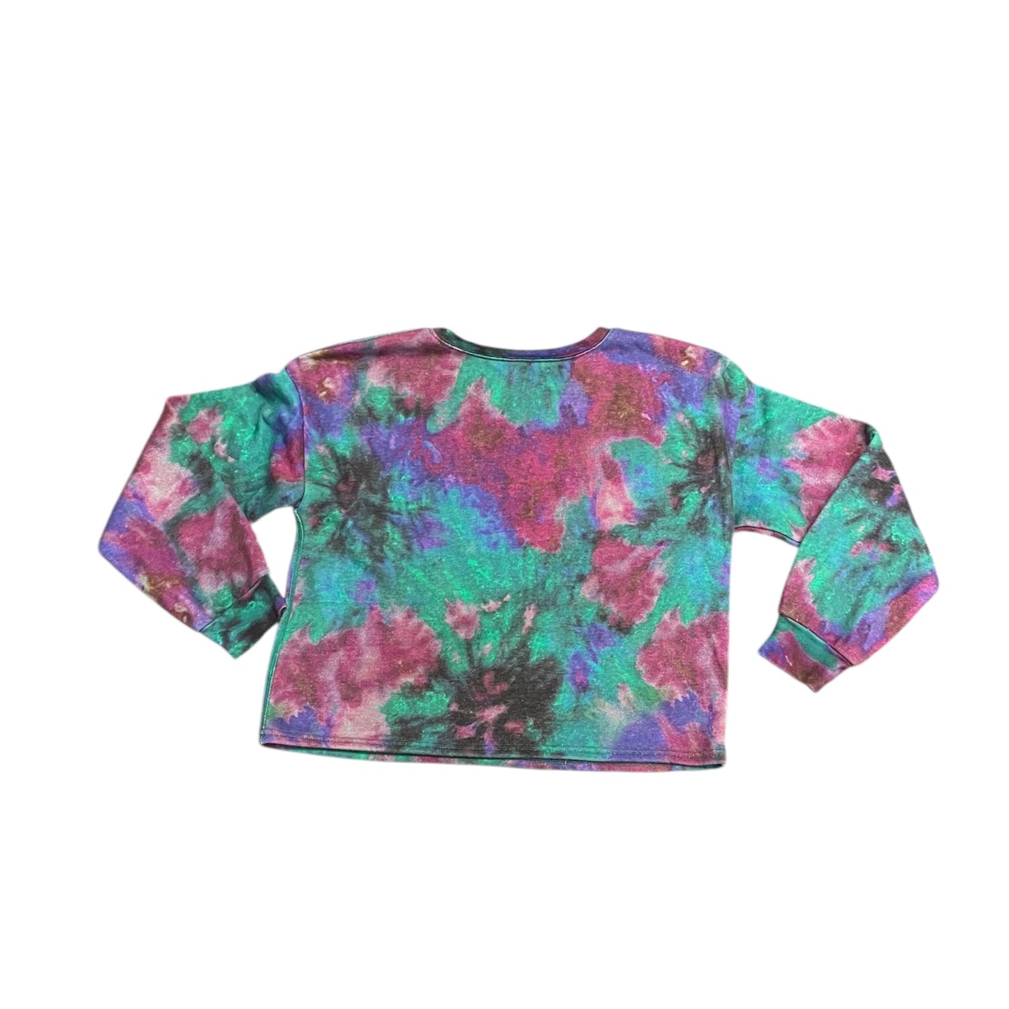 Sweater Cardigan Designer By Paige In Tie Dye Print, Size: Xs