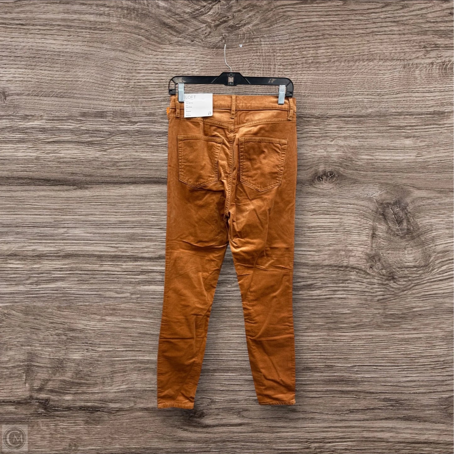 Jeans Straight By Loft In Orange, Size: 4
