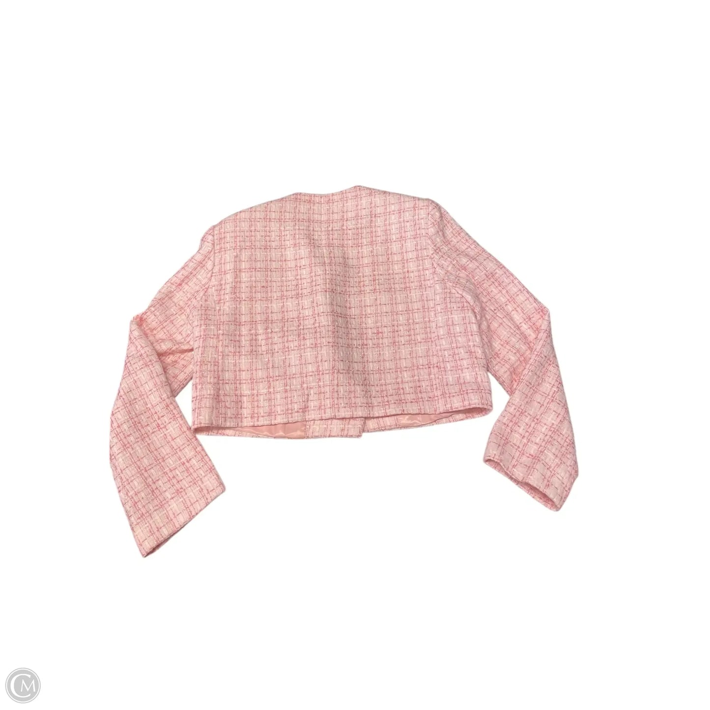 Blazer By Astr In Pink & White, Size: L