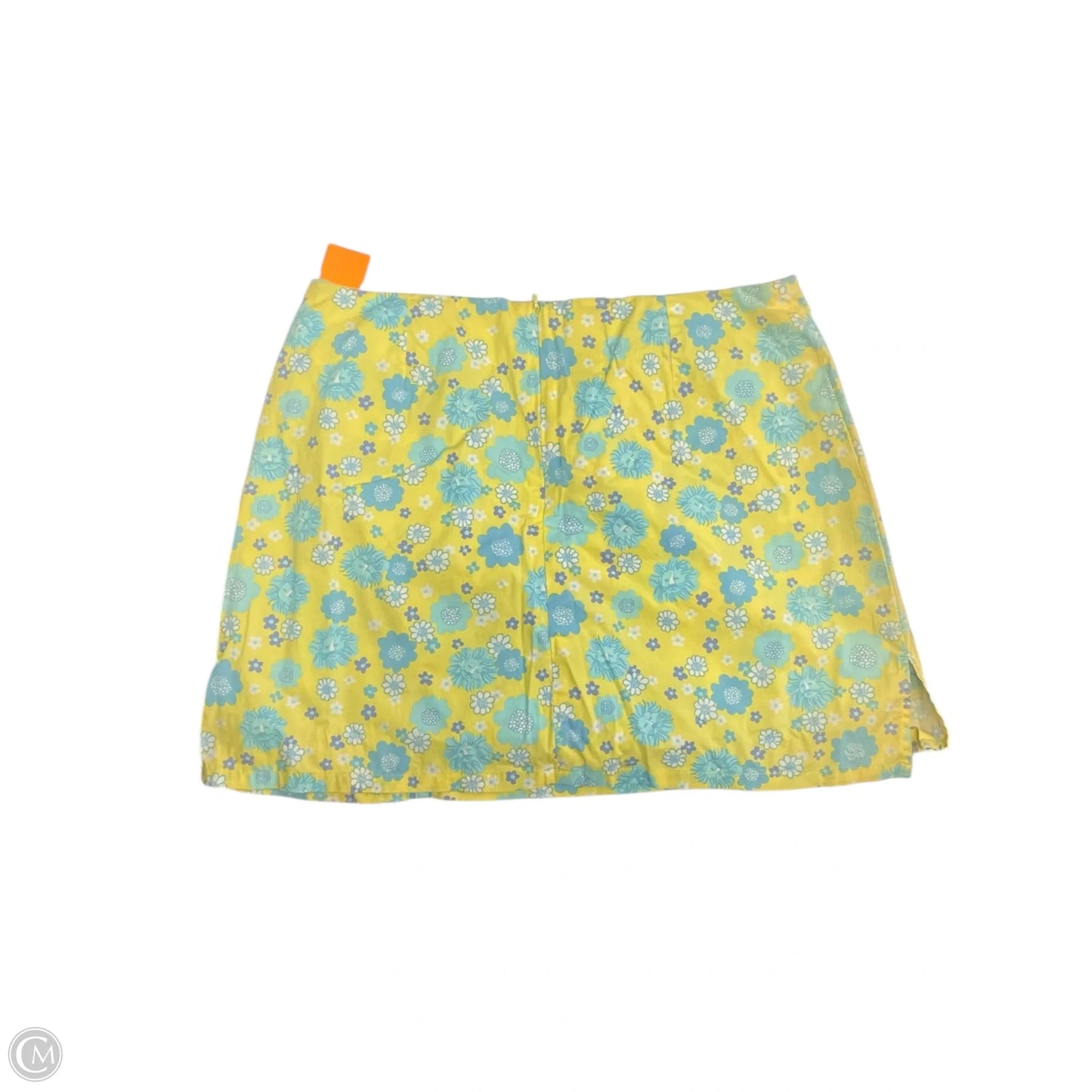Skirt Designer By Lilly Pulitzer In Blue & Yellow, Size: 10