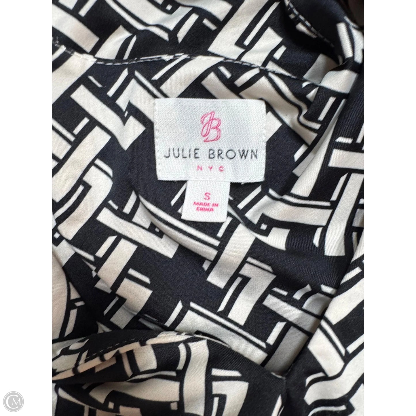 Dress Casual Midi By Julie Brown In Black & White, Size: S