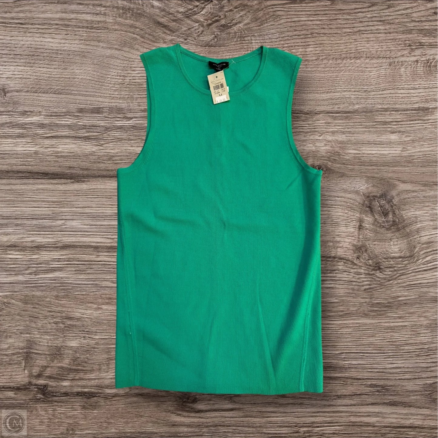 Top Sleeveless By Banana Republic In Grey & Yellow, Size: 2p